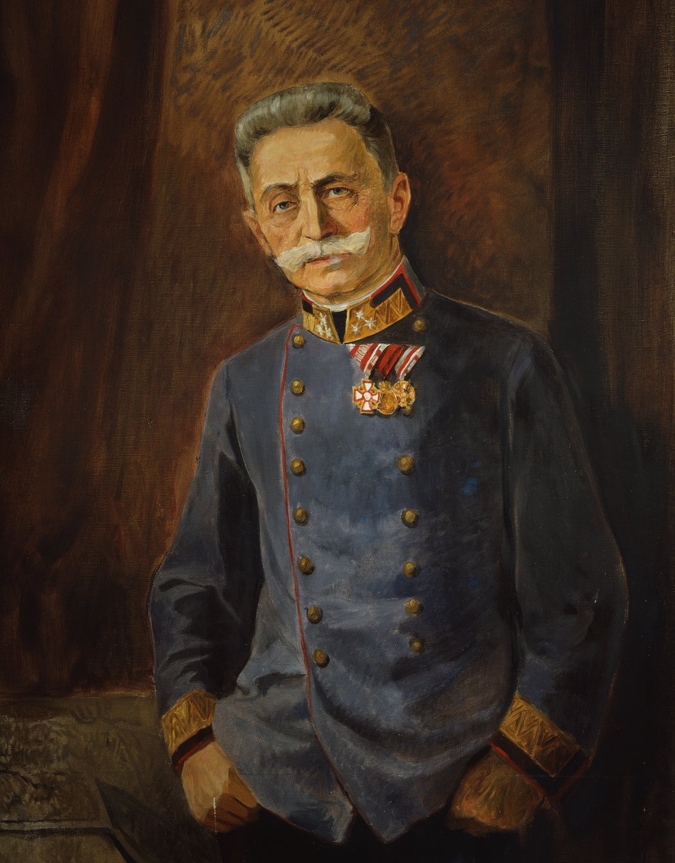 General Franz Graf Conrad von Hotzendorf, ca. 1916 (olie på lærred) af Vienna Nedomansky Studio