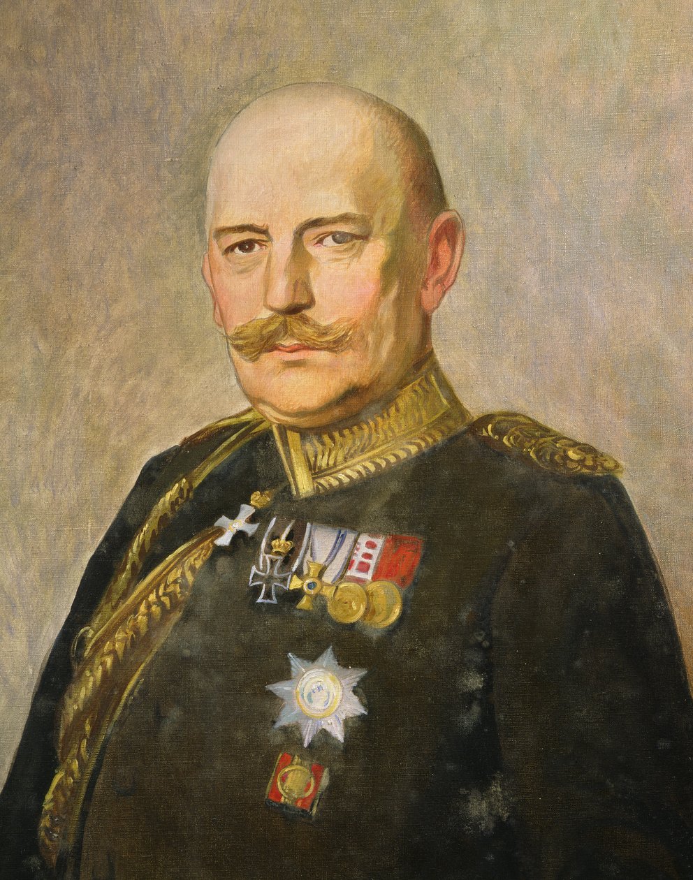 General Helmuth von Moltke den yngre, ca. 1916 (olie på lærred) af Vienna Nedomansky Studio
