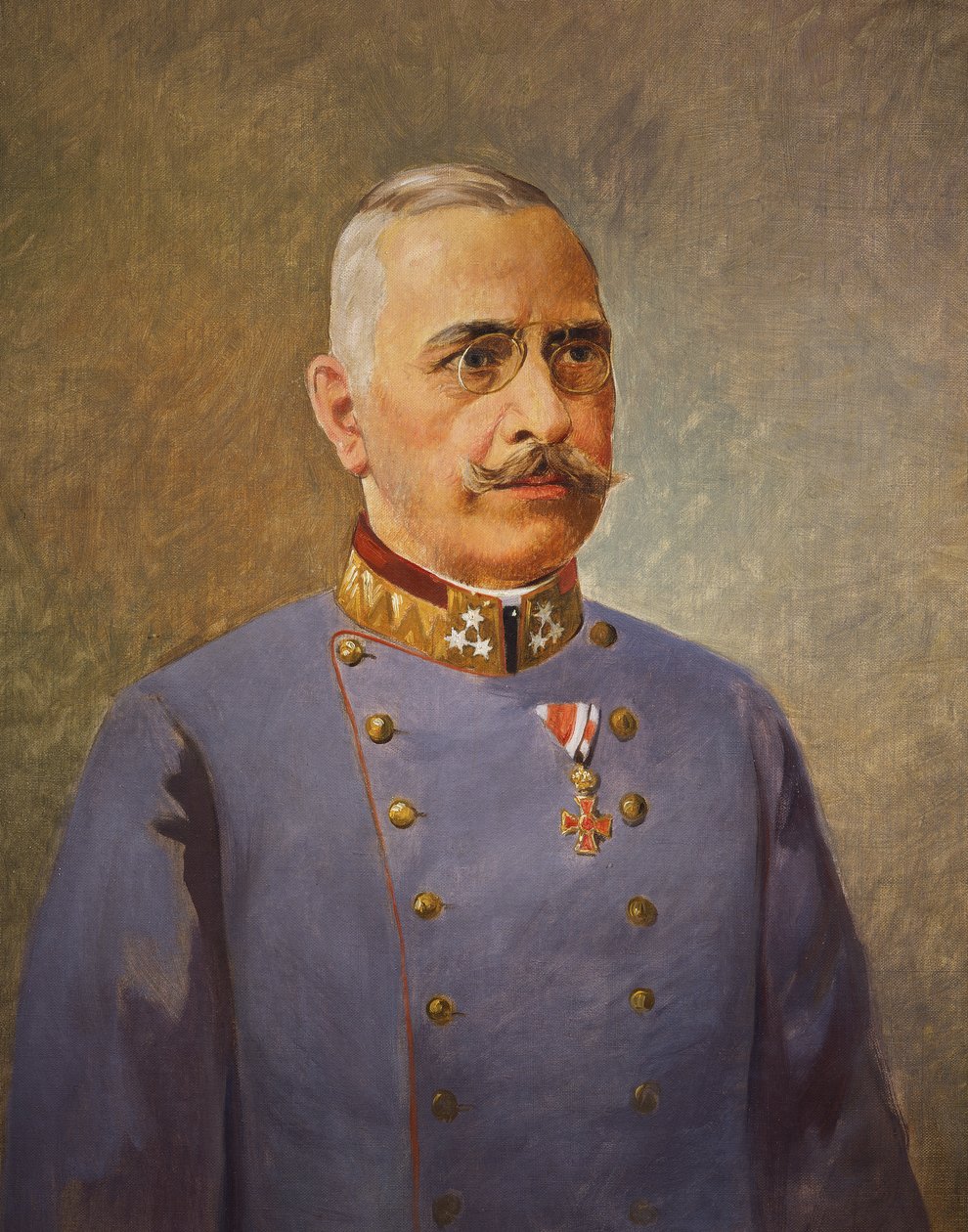General Viktor Dankl von Krasnik, c.1916 (oil on canvas) af Vienna Nedomansky Studio
