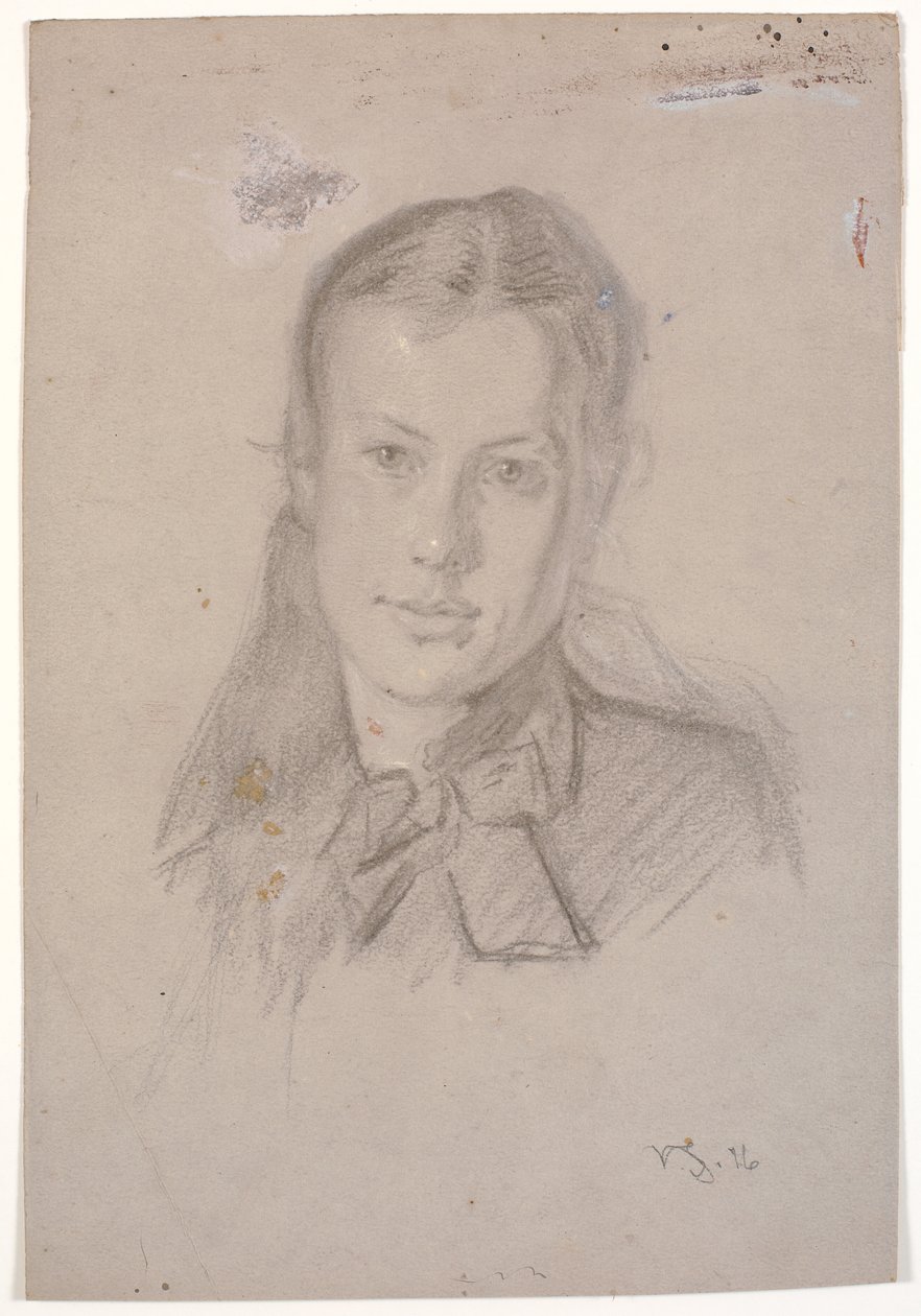 Portræt af Martha Møller (g.m. Viggo Johansen 1880) af Viggo Johansen