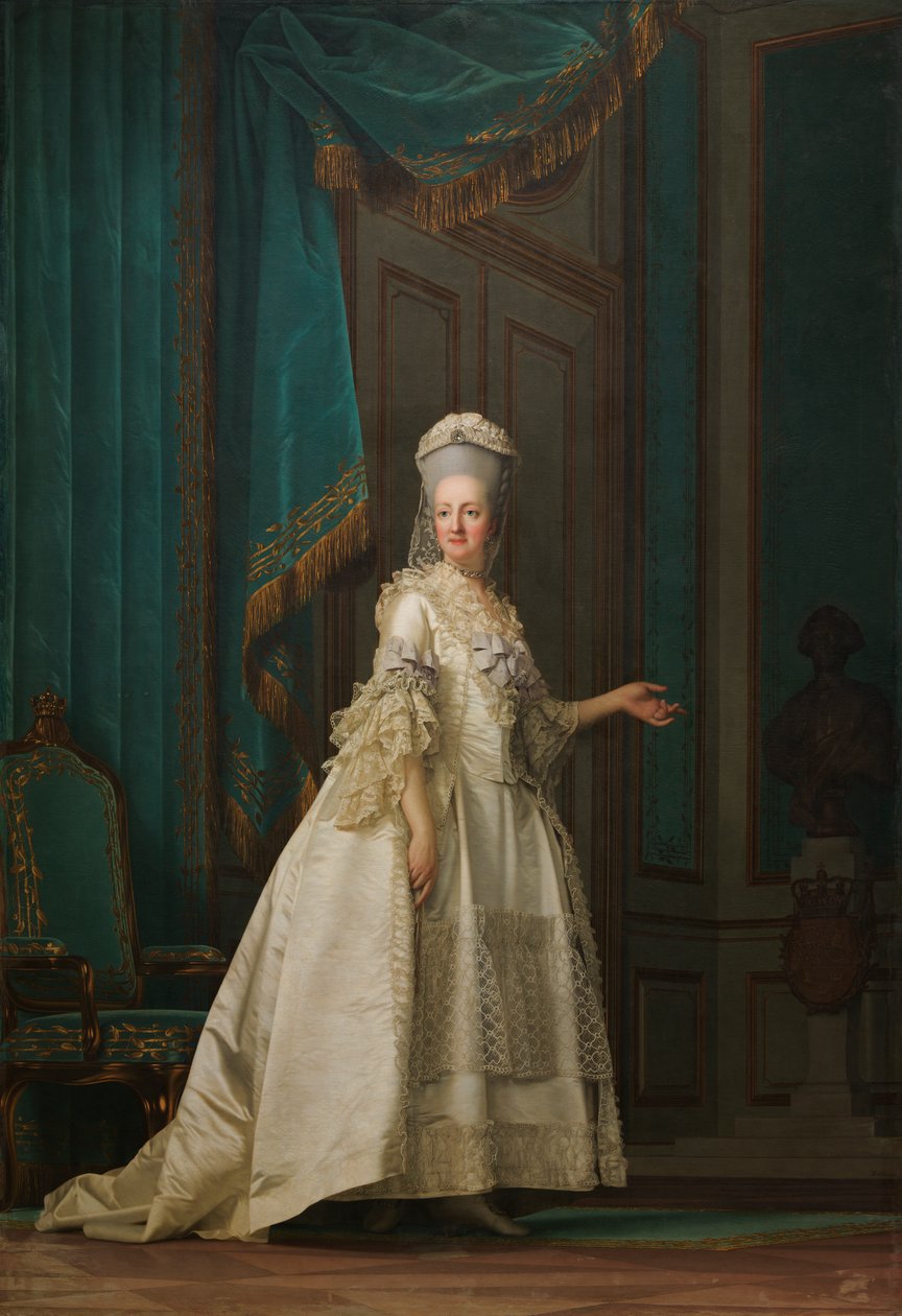 Enkedronning Juliane Marie af Danmark, 1776 af Vigilius Erichsen