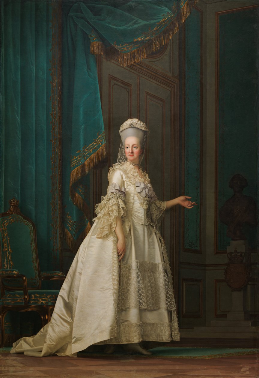Dronningen Dowager Juliane Marie af Vigilius Eriksen