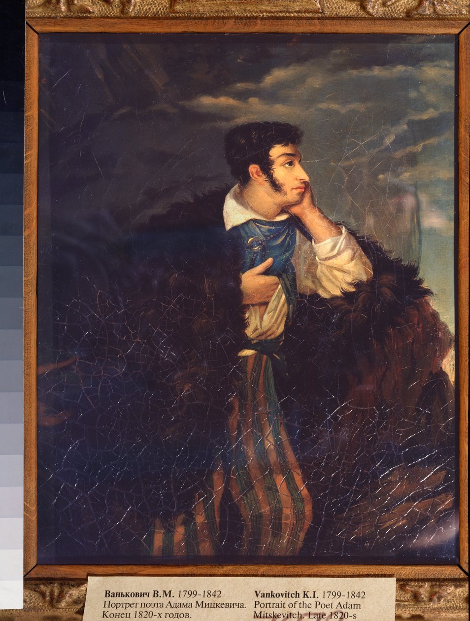 Portræt af digteren Adam Mickiewicz (1798-1855) (Portræt af digteren A Mickiewicz) - Maleri af Vikenti Melkhiorovich Vankovich (1799-1842), olie på lærred, slutningen af ​​1820, russisk kunst 1800-tallet - Tretyakov-statsgalleriet, Moskva af Vikenti Melkhlorovich Vankovich
