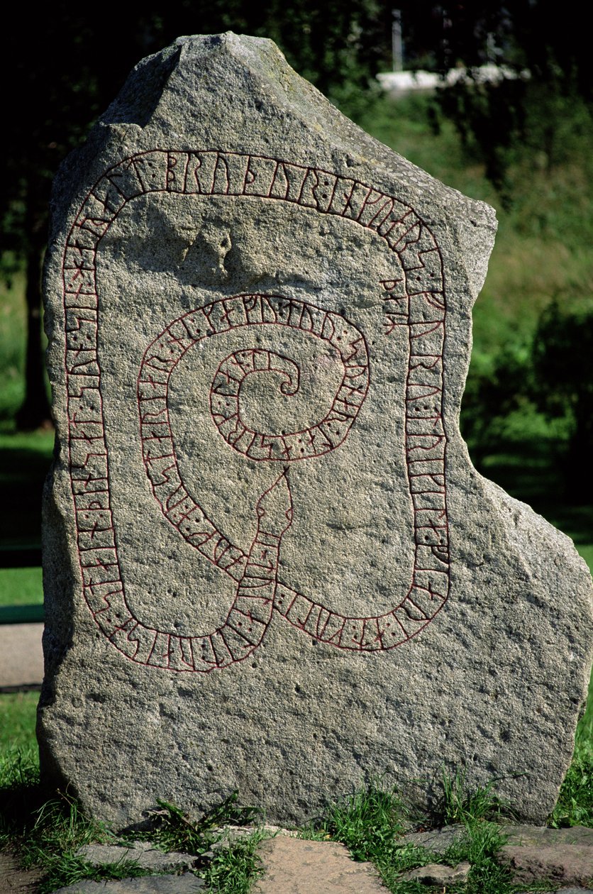 Runesten udenfor Gripsholm Slot af Viking