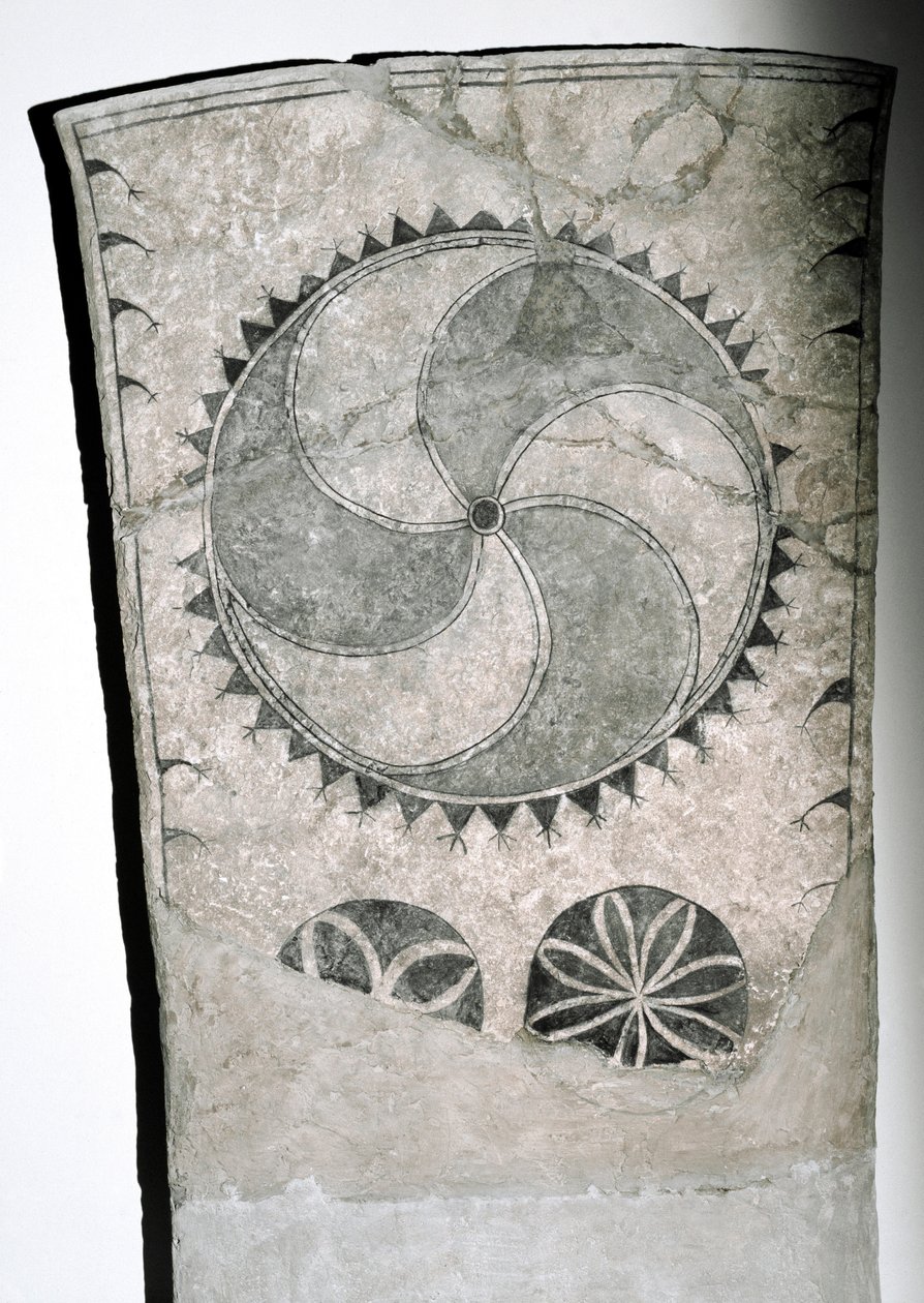 Runesten med solsymbol, 7.-8. århundrede af Viking