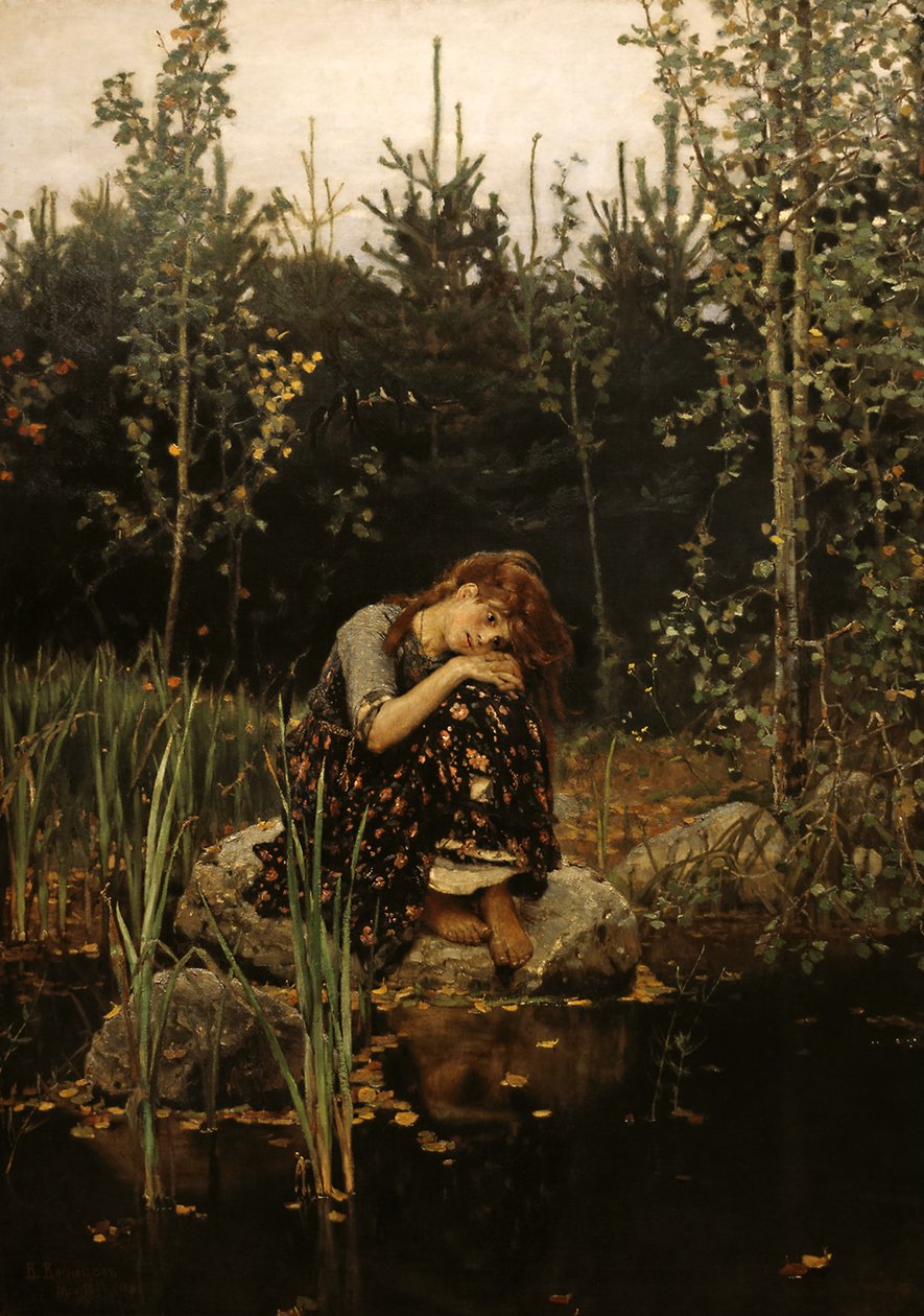 Alyonushka af Viktor Mikhaylovich Vasnetsov