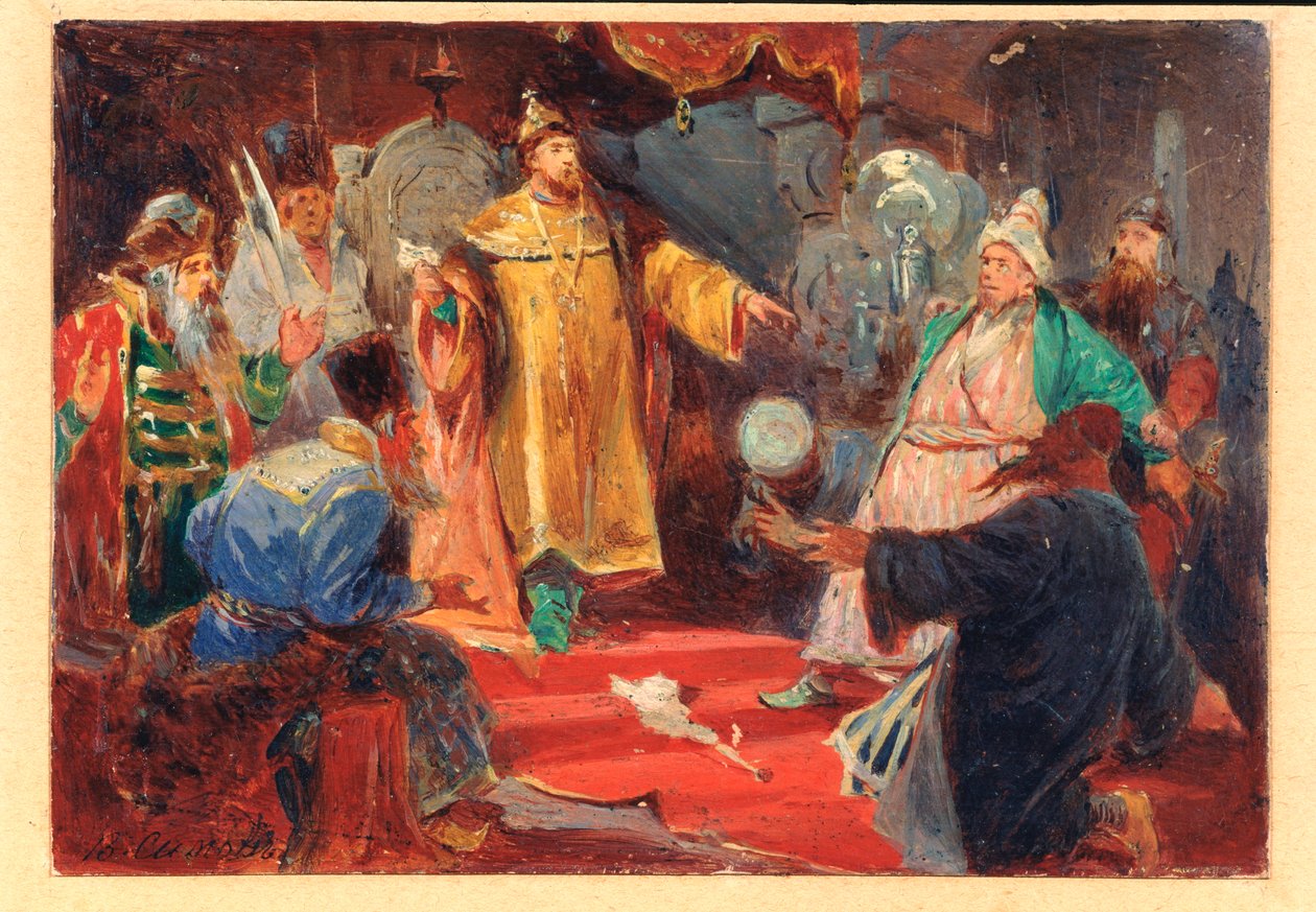 Zaren Ivan III (dit Den Store af Viktor Andreyevich Simov