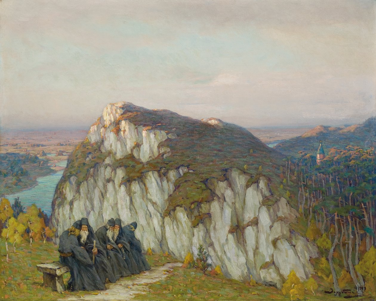 Stilhedens stemme, 1907 af Viktor Ivanovich Zarubin