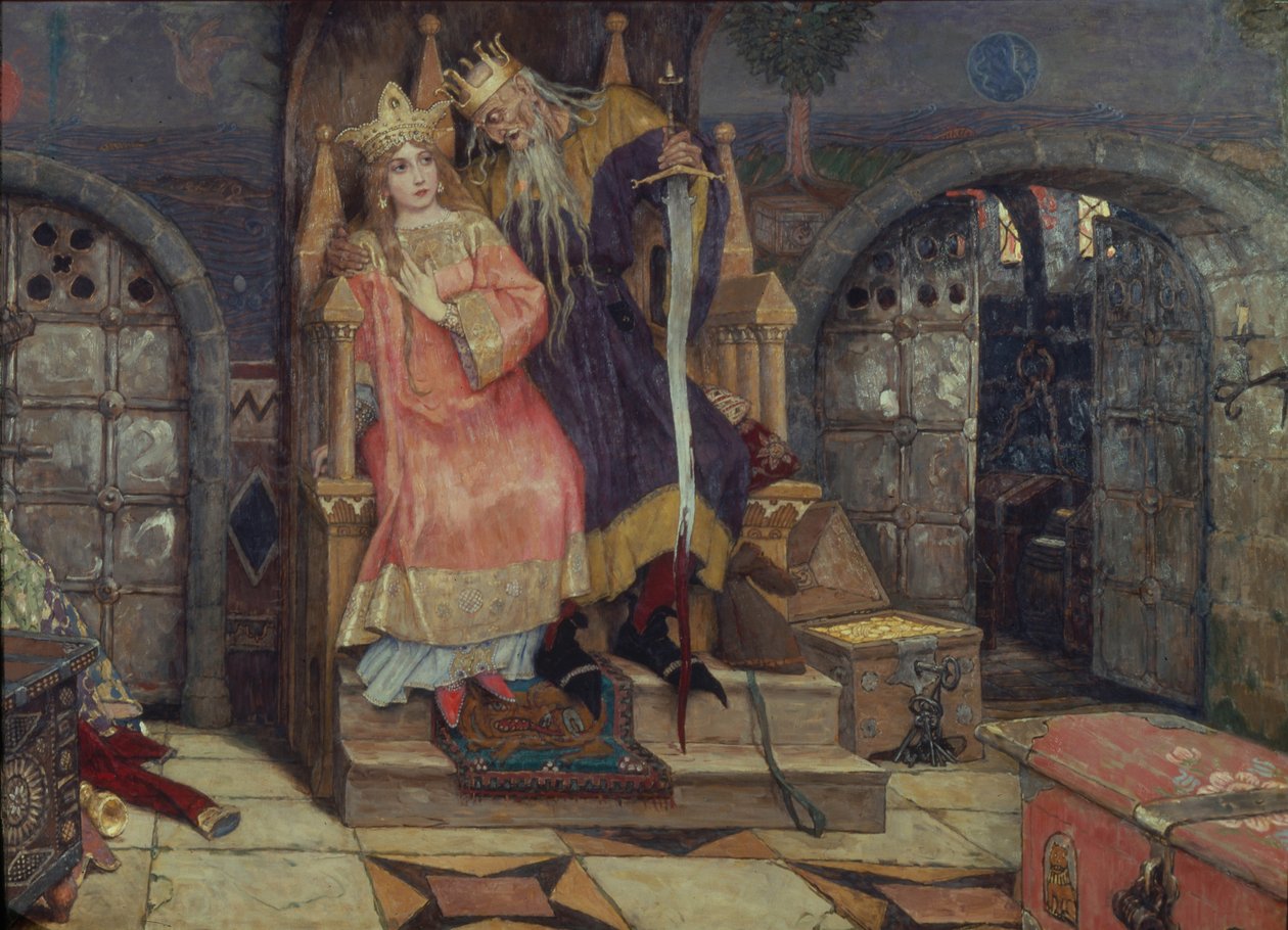 Koschei den udødelige, 1917-1926 af Viktor Mikhaylovich Vasnetsov