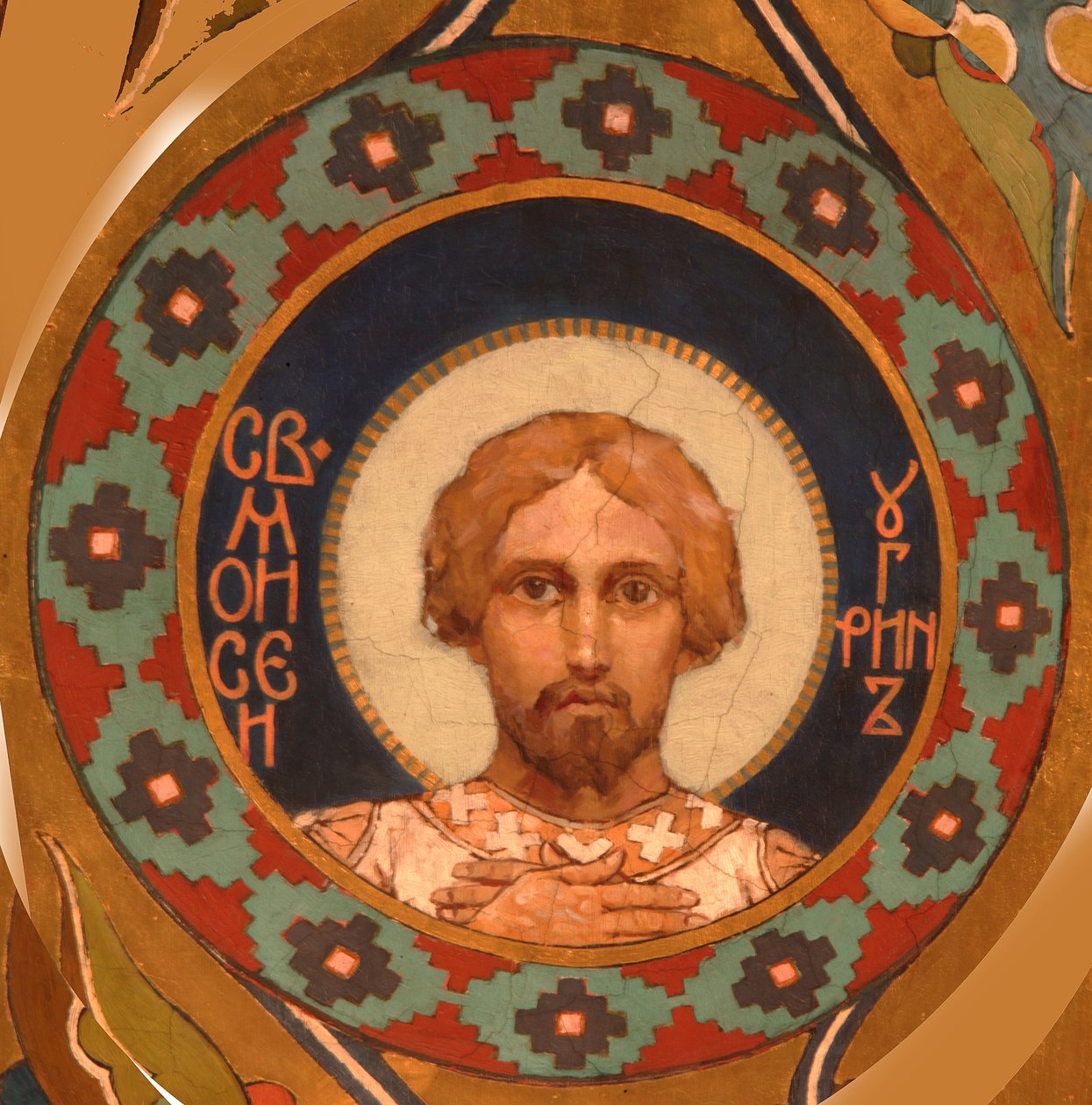 Sankt Moses den ungarske, 1885-1896 af Viktor Mikhaylovich Vasnetsov