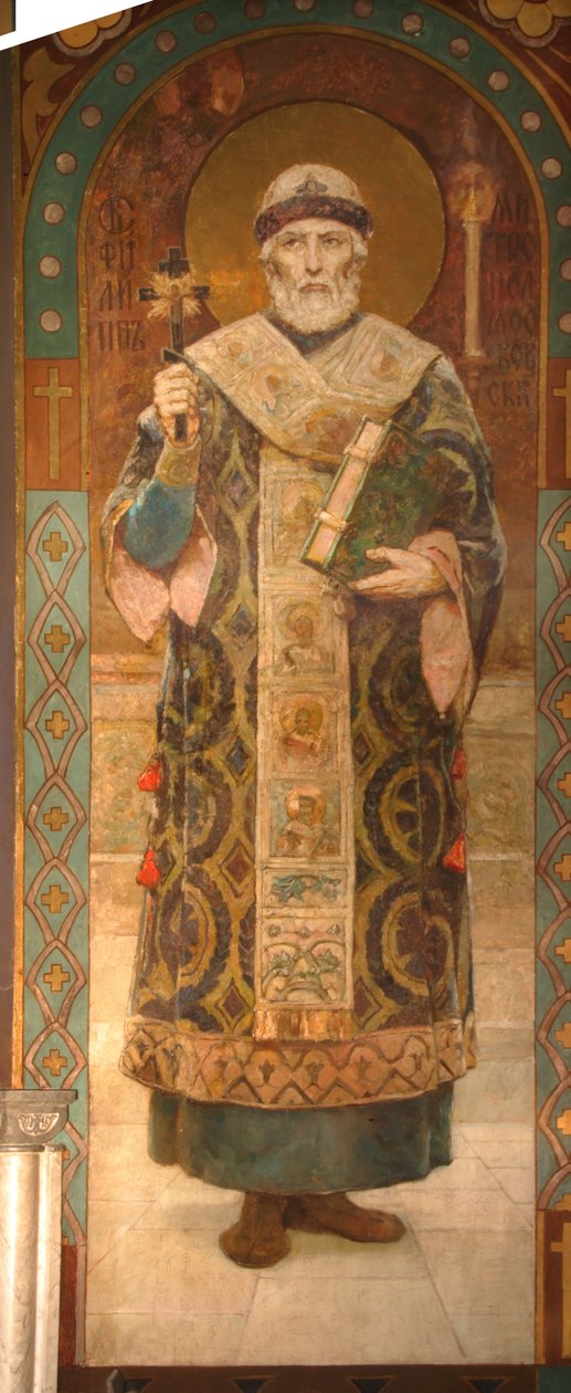 Sankt Philip, hovedstad i Moskva, 1885-1896 af Viktor Mikhaylovich Vasnetsov