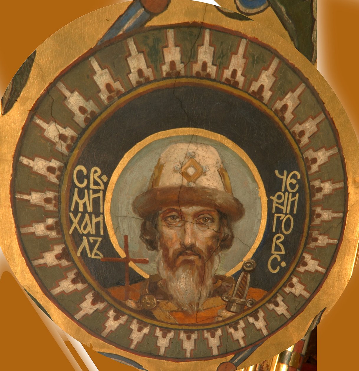 Den hellige prins Michael af Chernigov, 1885-1896 af Viktor Mikhaylovich Vasnetsov