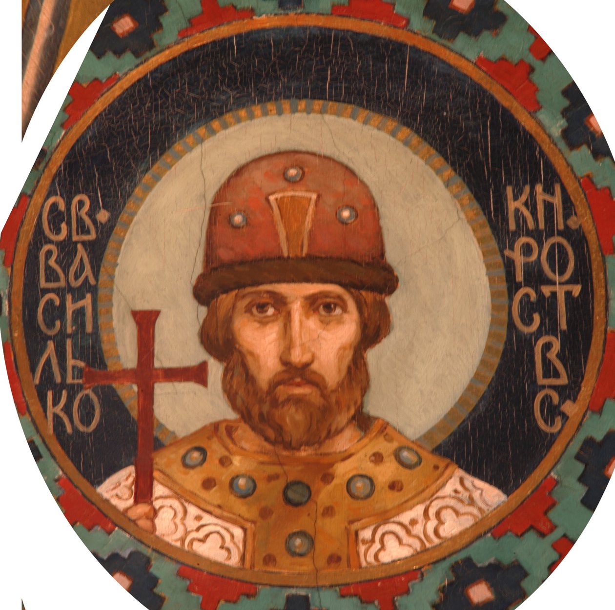 Sankt Prins Vasilko Konstantinovich af Rostov, 1885-1896 af Viktor Mikhaylovich Vasnetsov