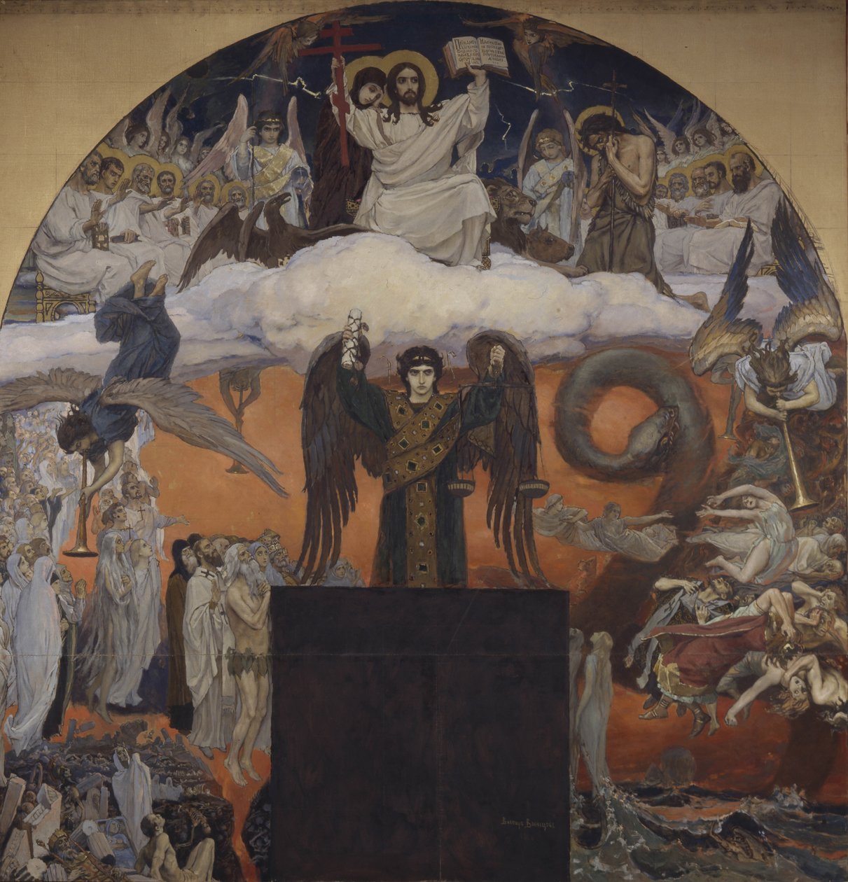 Den sidste dom, 1885-1896 af Viktor Mikhaylovich Vasnetsov