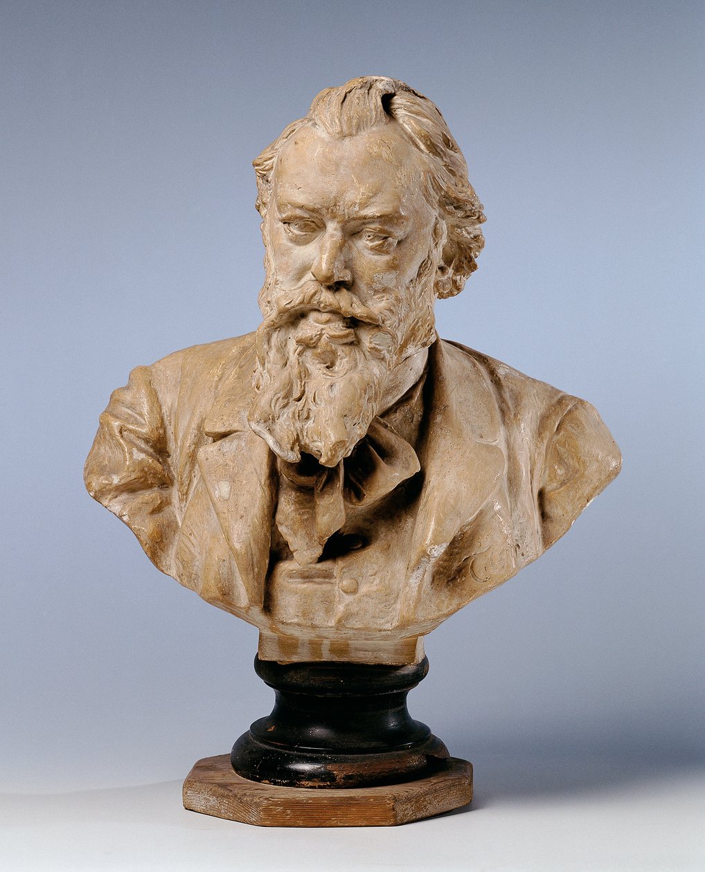 Komponisten Johannes Brahms af Viktor Oskar Tilgner