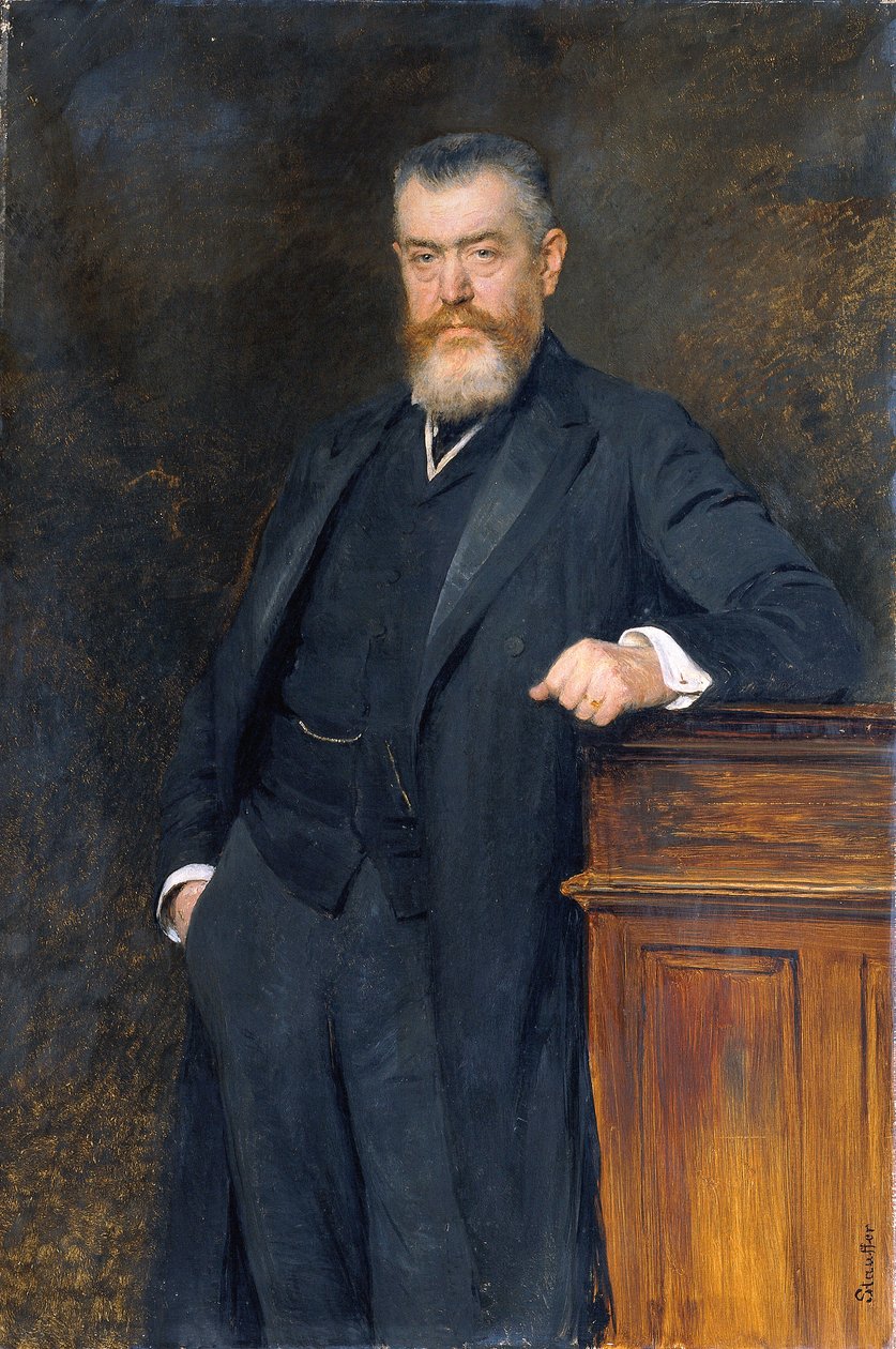 Undervisningsminister Dr. Gustav Marchet af Viktor Stauffer