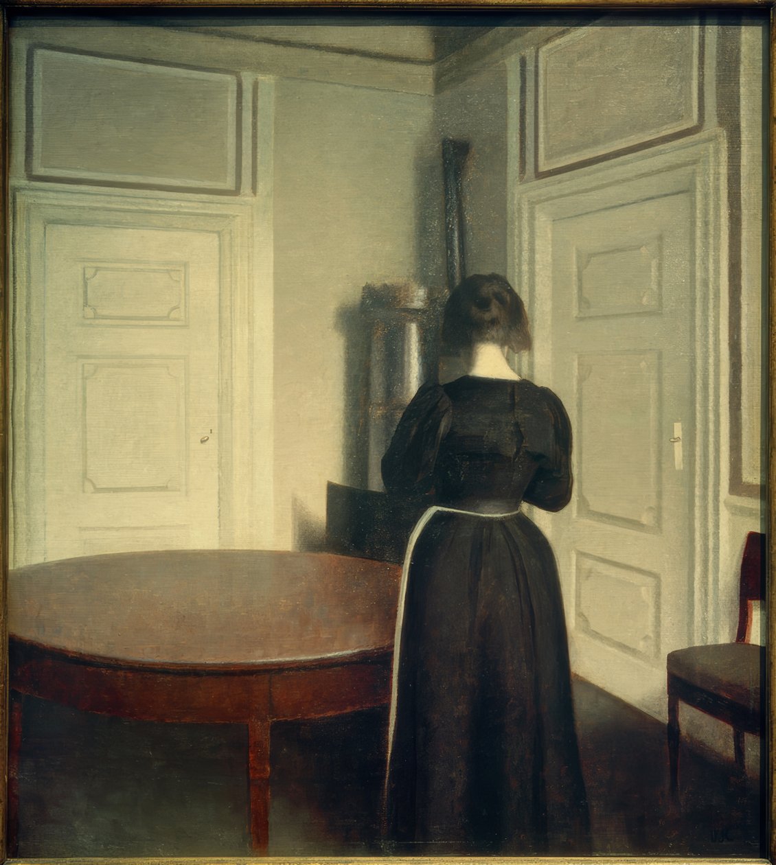 Interiør, 1899 af Vilhelm Hammershoi
