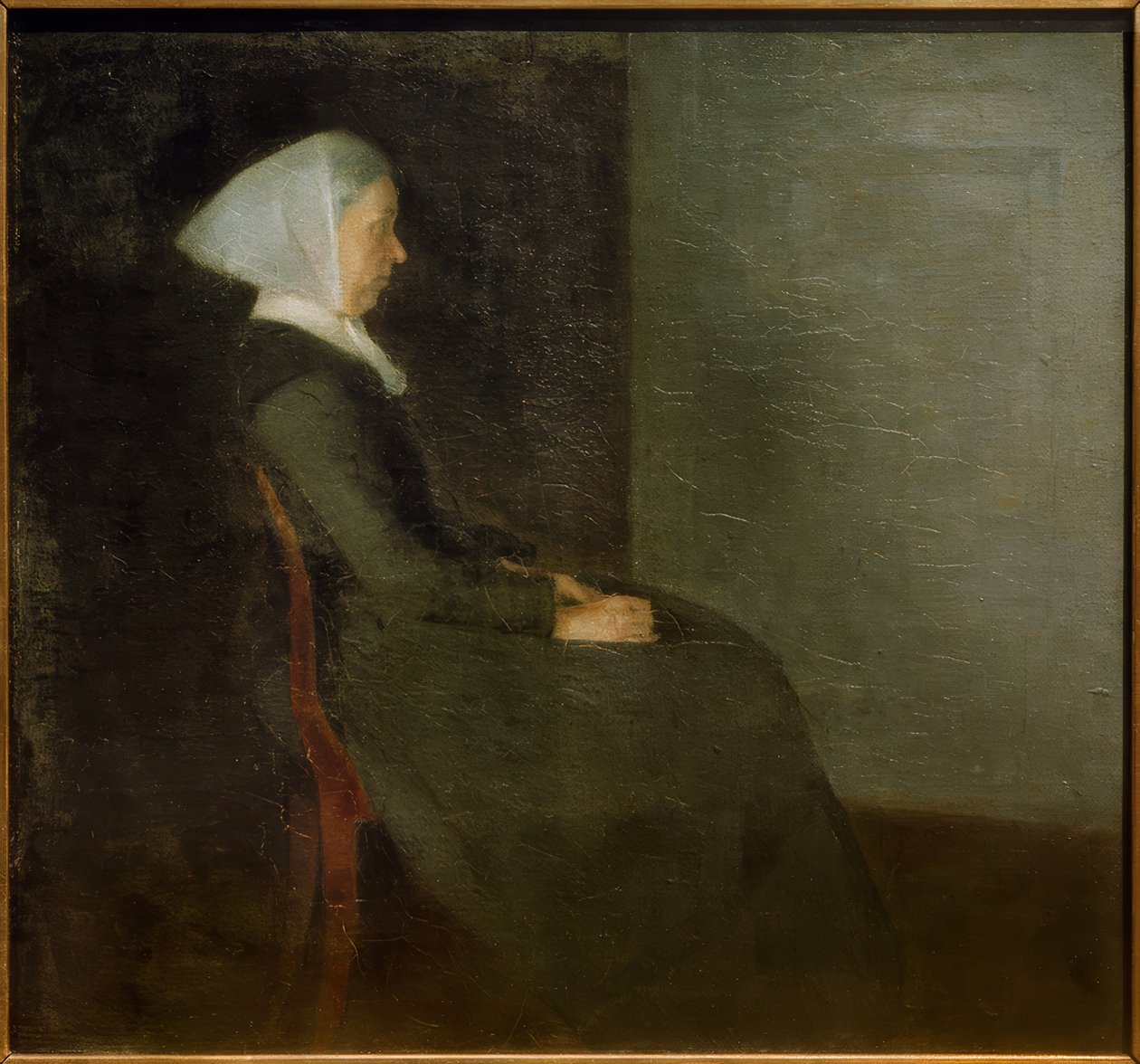 Kunstnerens mor af Vilhelm Hammershoi
