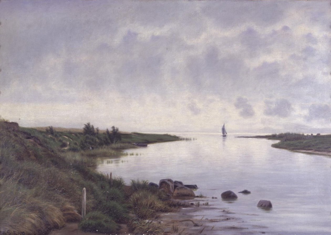 Åens udløb af Vilhelm Groth