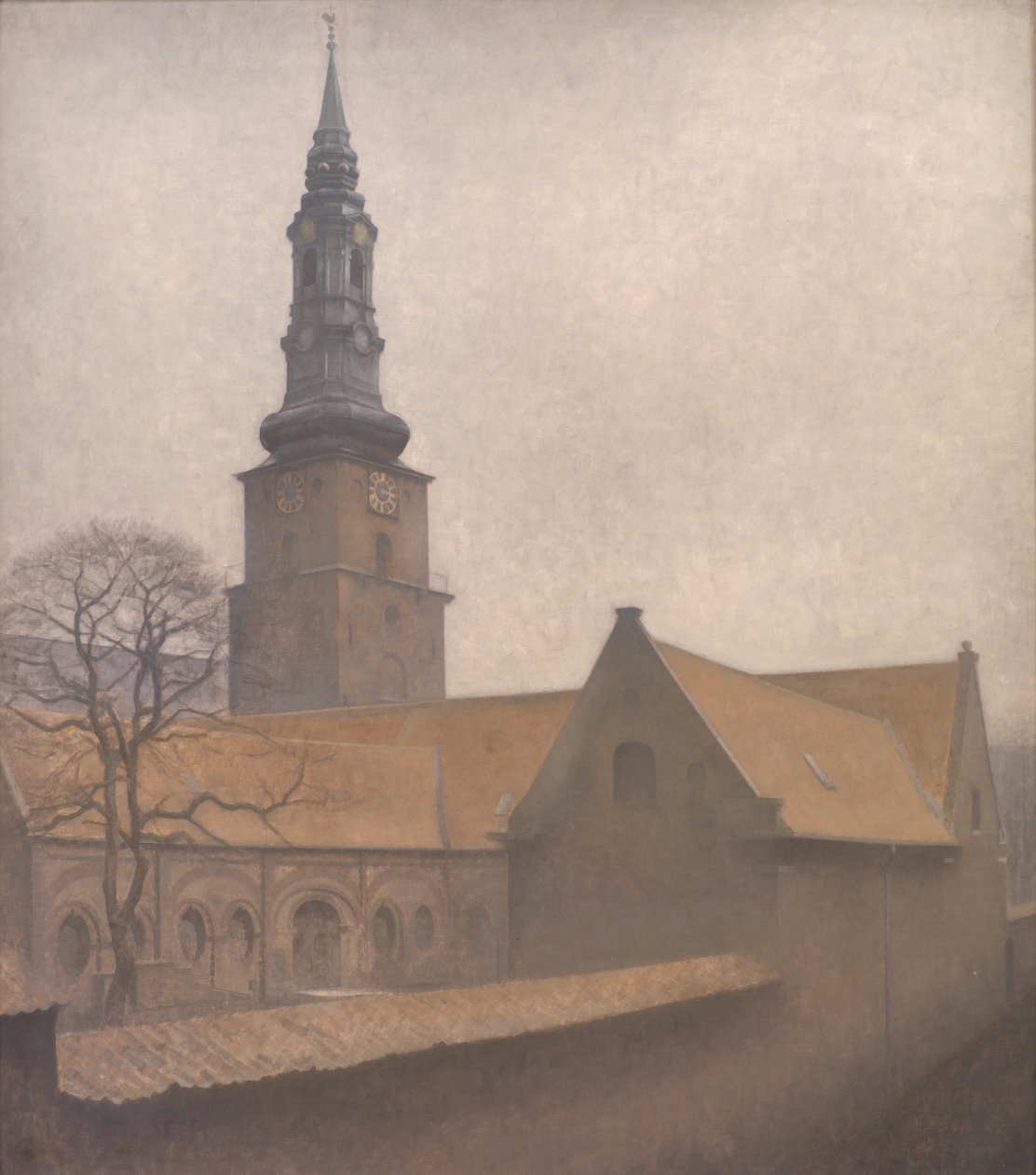 Peterskirken, København af Vilhelm Hammershøi