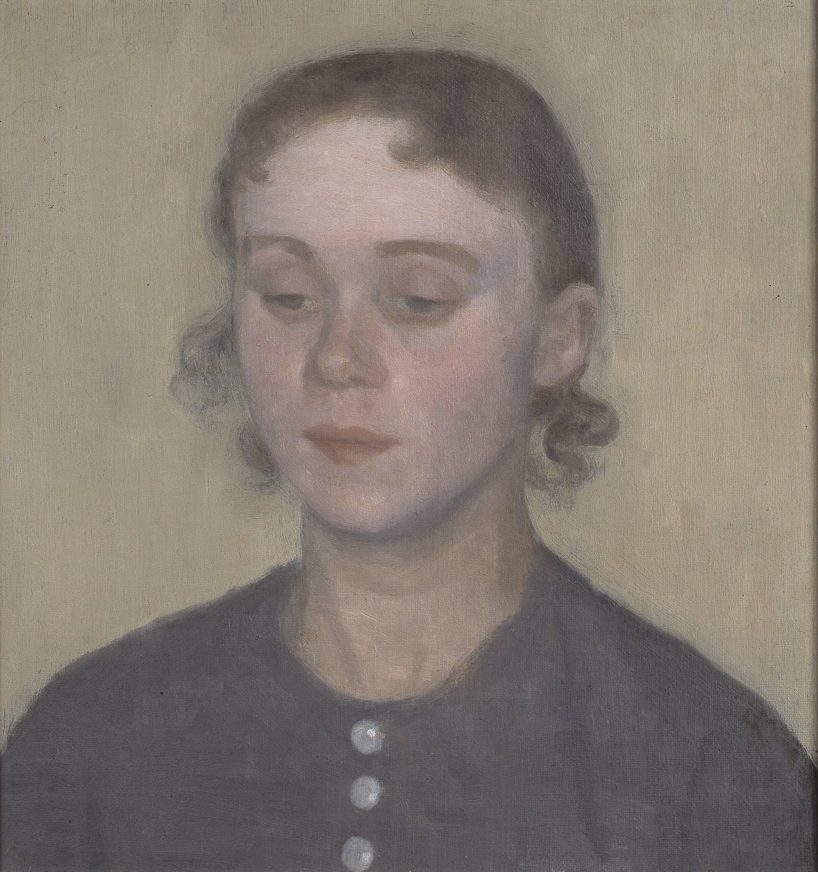 Kunstnerens Hustru, Ida Hammershøi, født Ilsted af Vilhelm Hammershøi