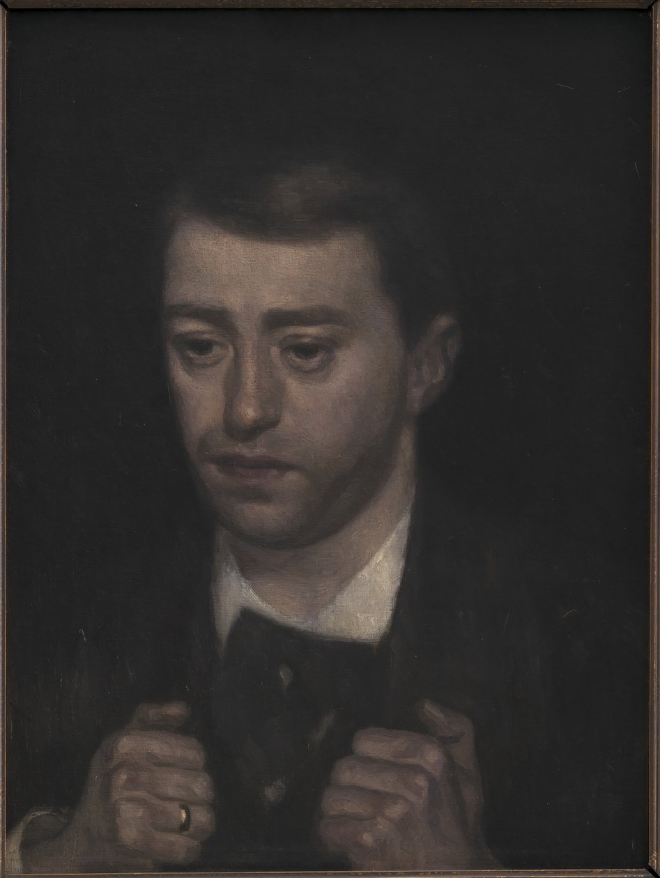 Komponisten Fini Henriques af Vilhelm Hammershøi