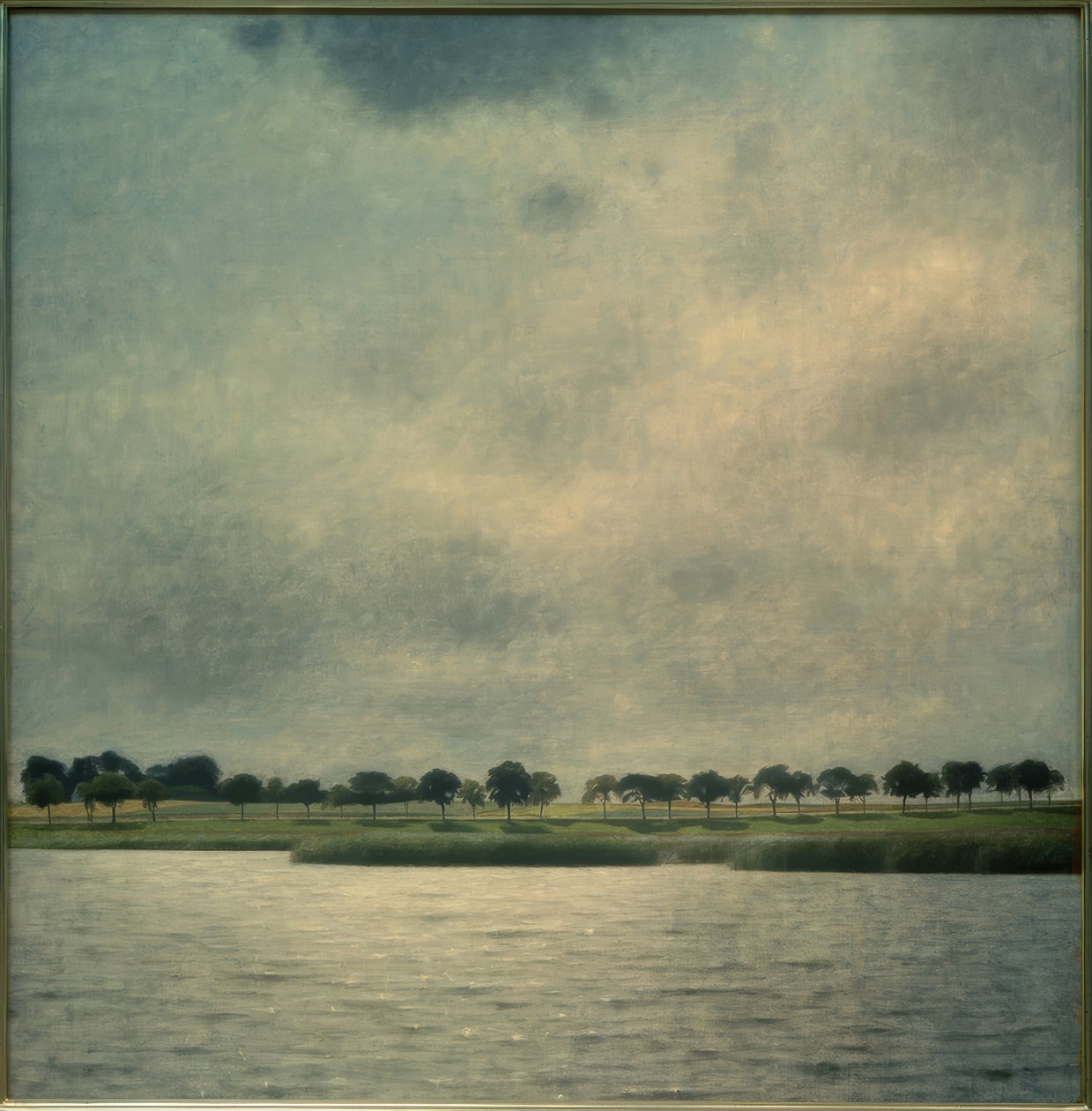 Gentofte See af Vilhelm Hammershoi