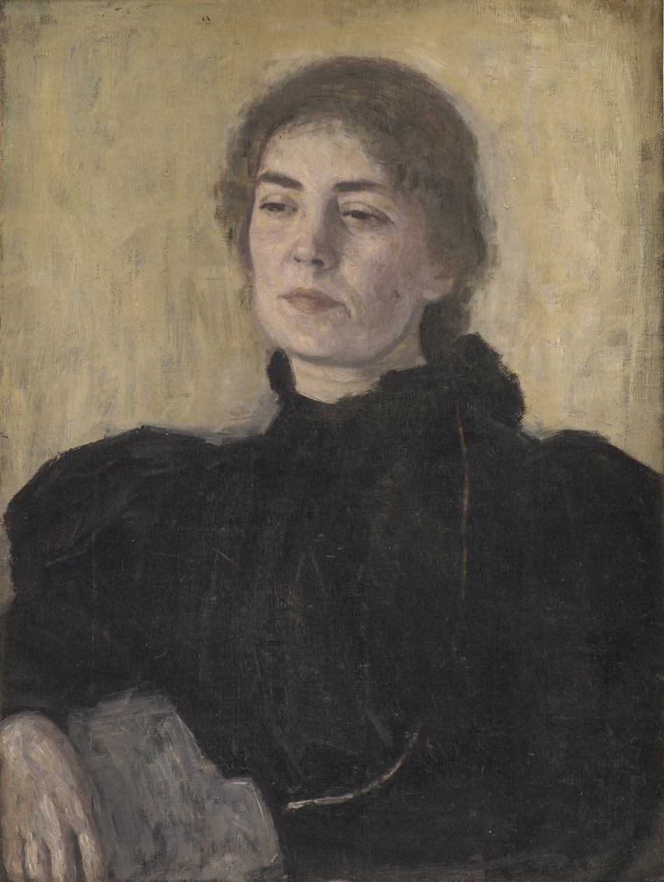 Portræt af Thora Bendix af Vilhelm Hammershoi