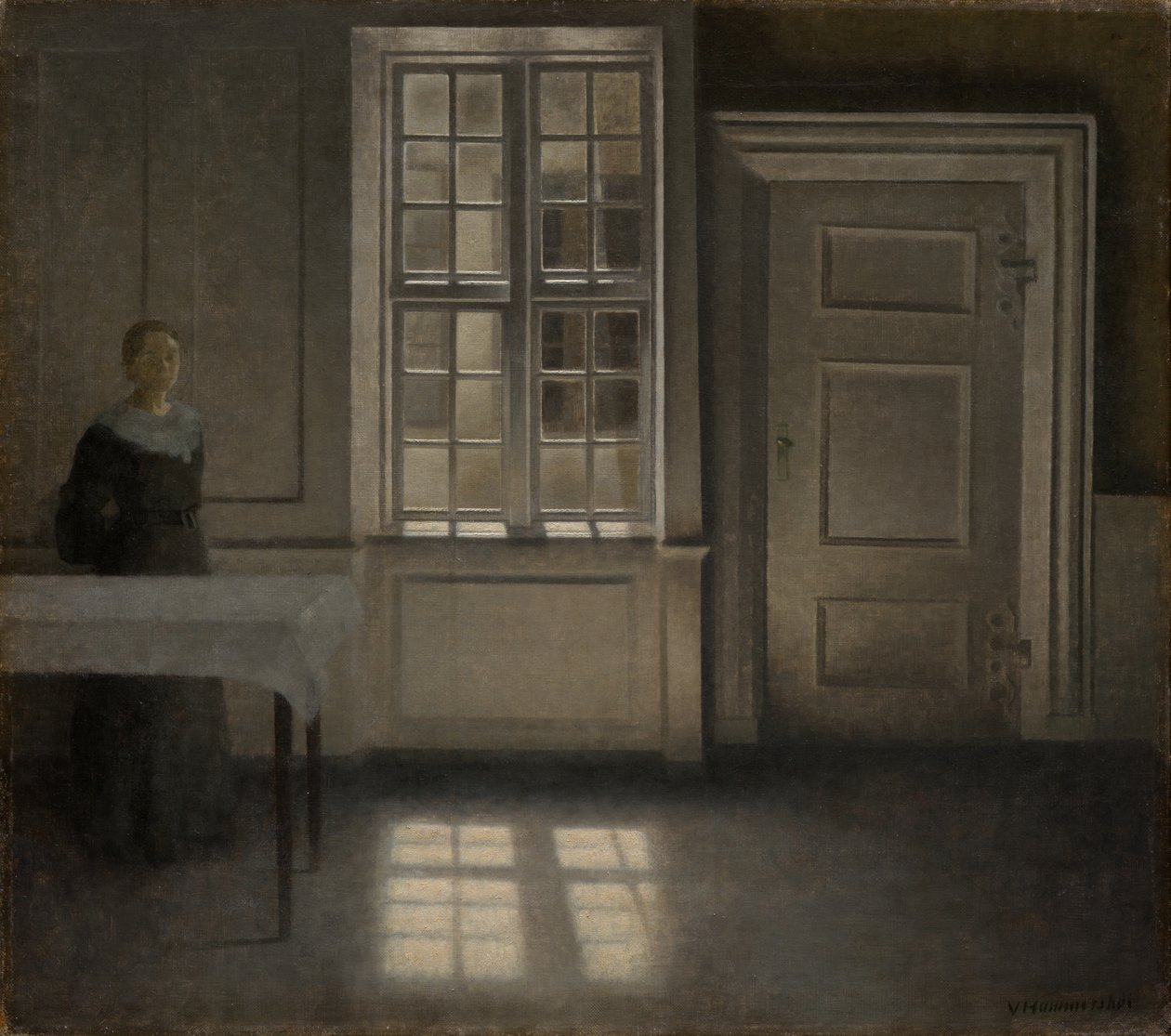 Strandgade, Sunshine af Vilhelm Hammershøi
