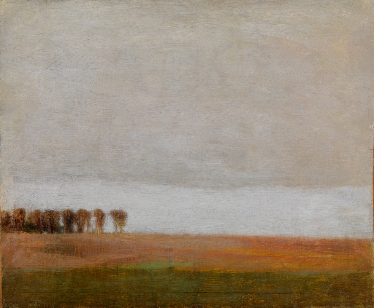 View of Jægersborg Allé. Gentofte, North of Copenhagen af Vilhelm Hammershøi