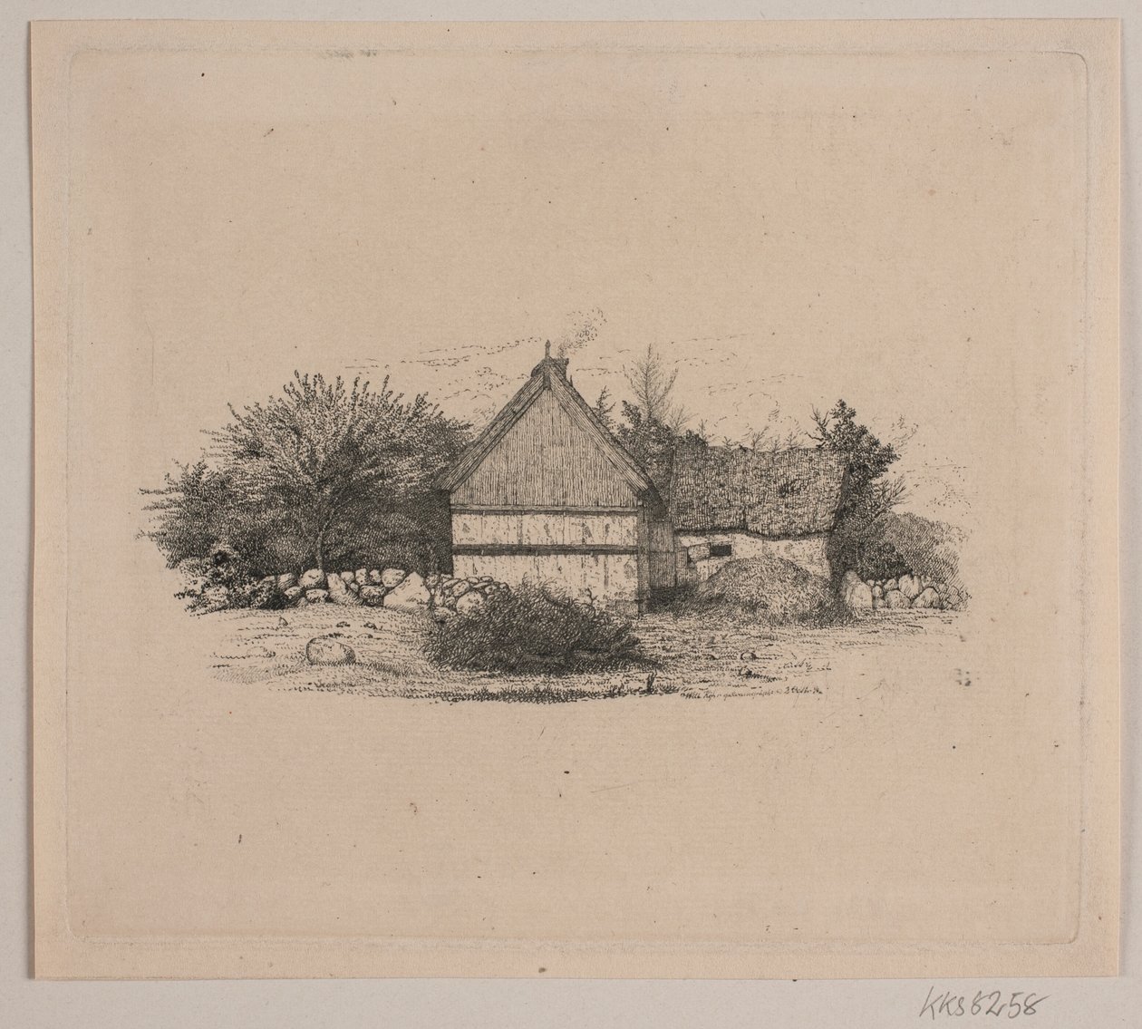 Et bondehus af Vilhelm Kyhn