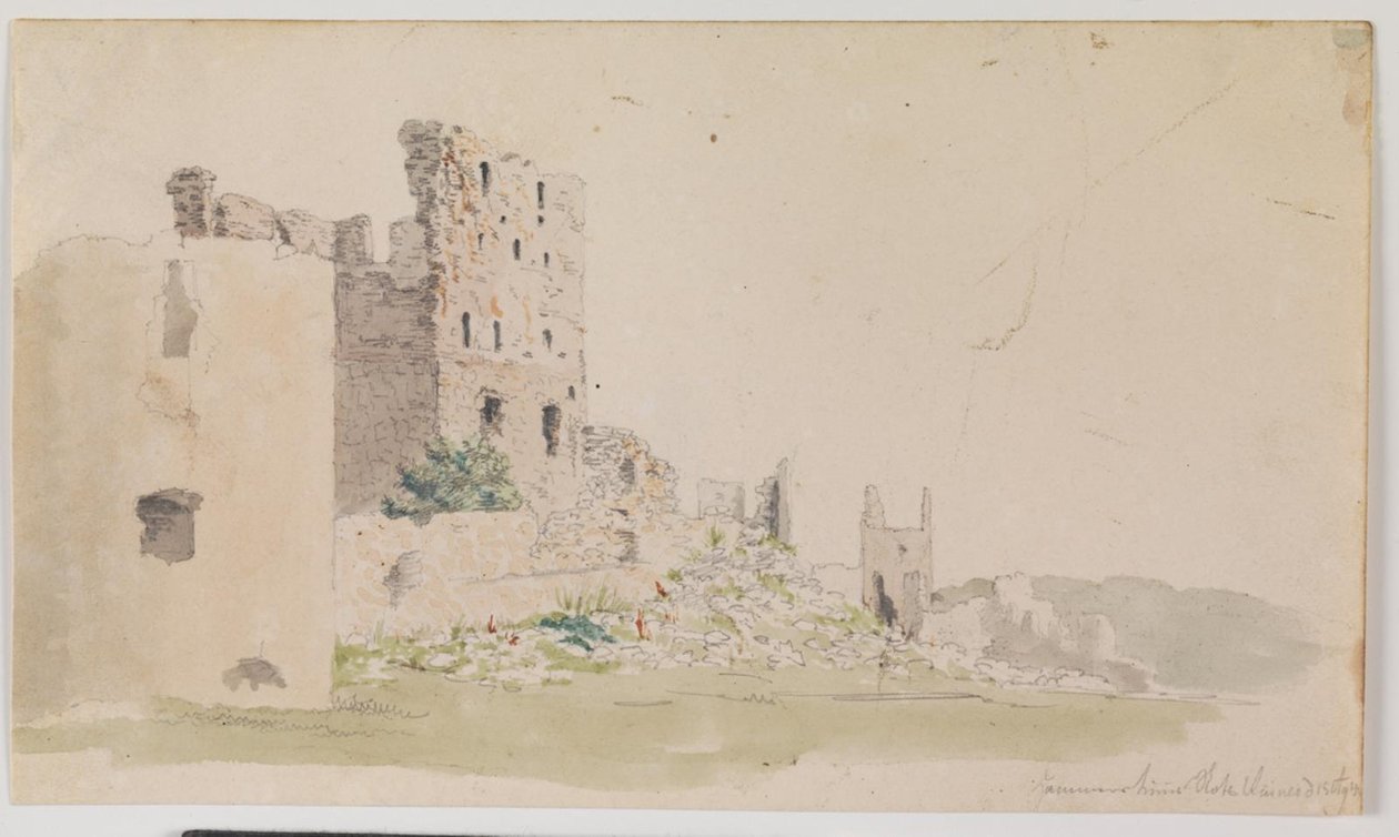 Hammershus. Bornholm af Vilhelm Kyhn
