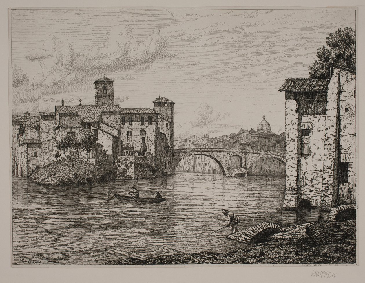 Forlad se Ponte Rotto i Rom af Vilhelm Kyhn