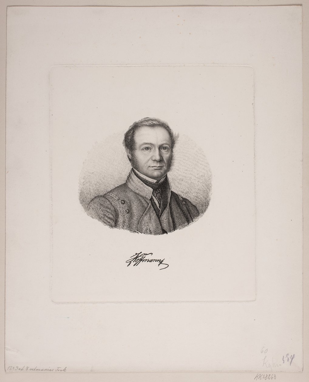 Portræt af Johan Christopher Hoffmann af Vilhelm Kyhn