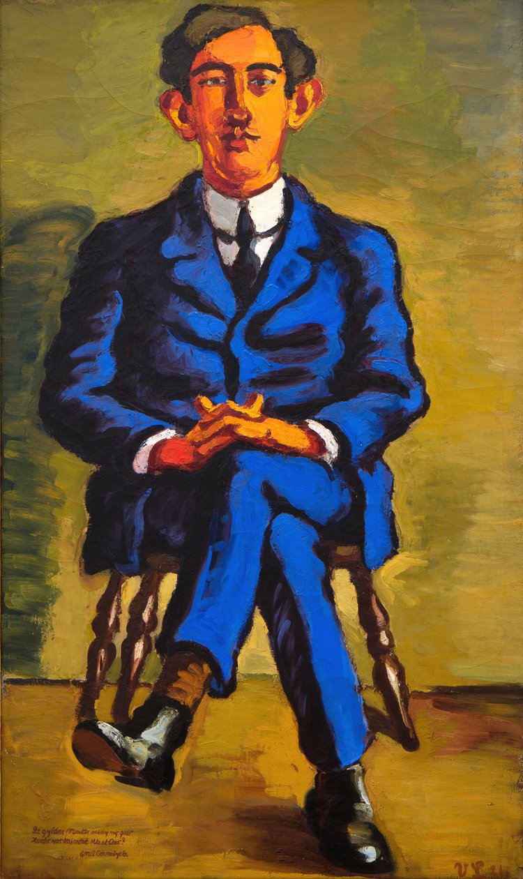 Portrait of the Poet Emil Bønnelycke af Vilhelm Lundstrøm