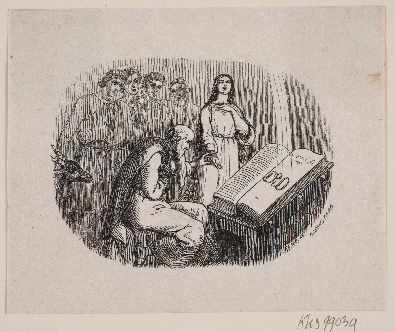 Illustration til H. C. Andersens eventyr og historier af Vilhelm Pedersen