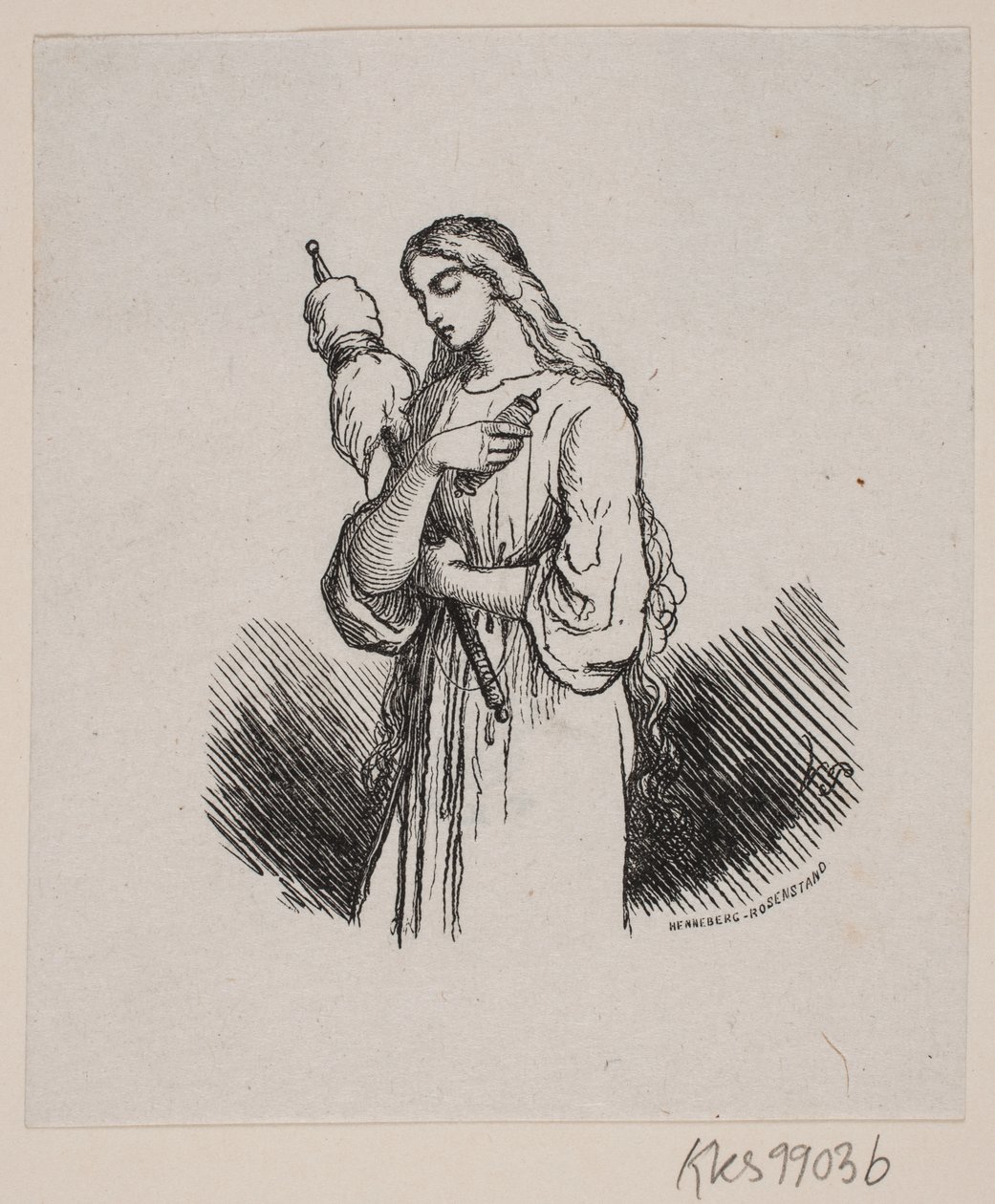 Illustration til H. C. Andersens eventyr og historier af Vilhelm Pedersen