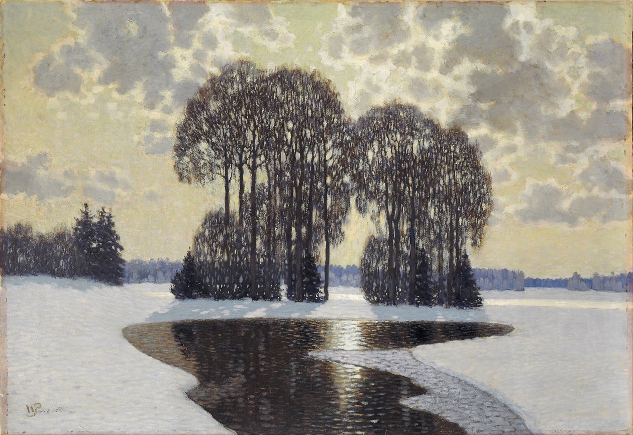 Vinter, ca. 1910 af Vilhelms Purvitis