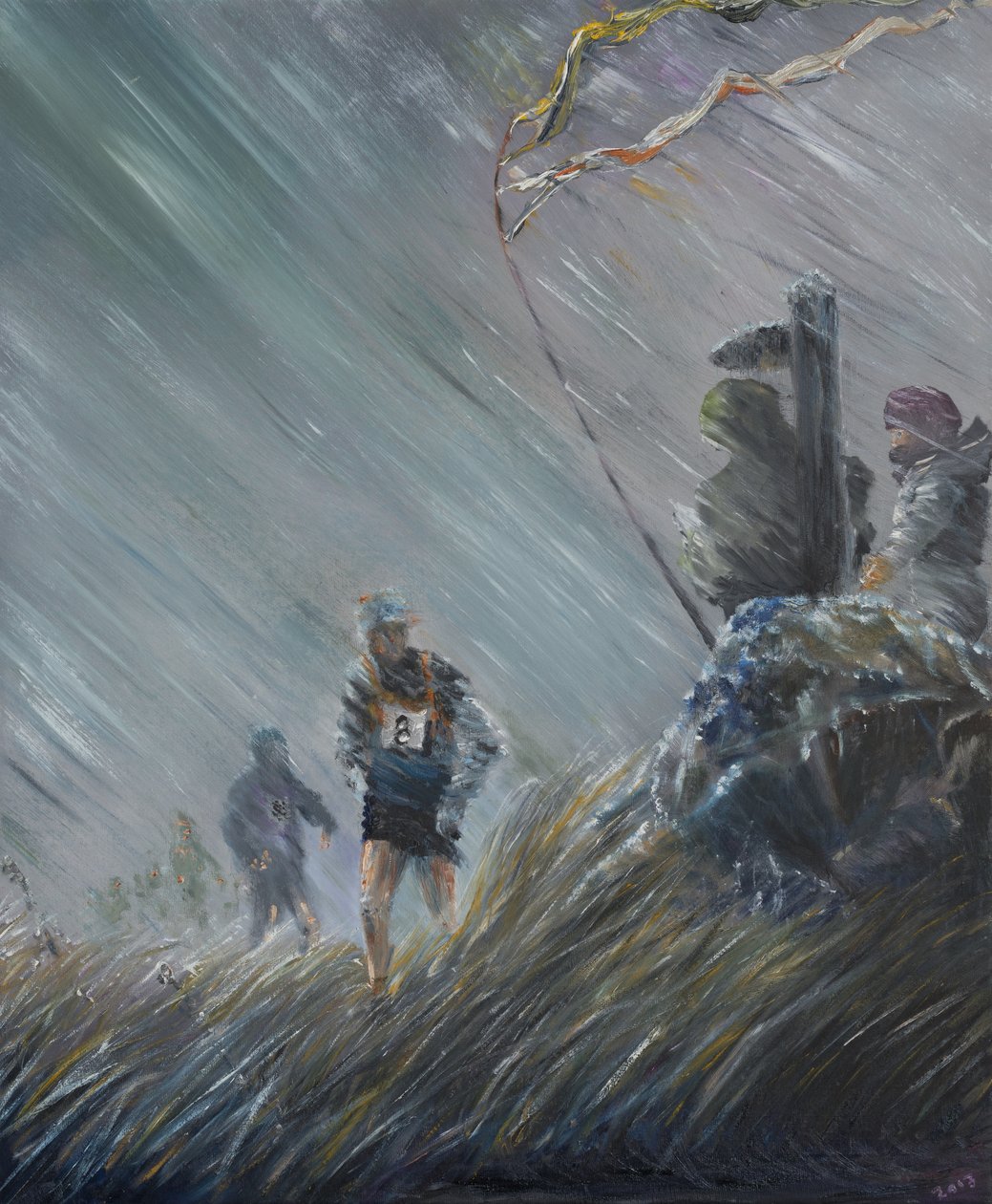 Næsten tabt, 2014, af Vincent Alexander Booth