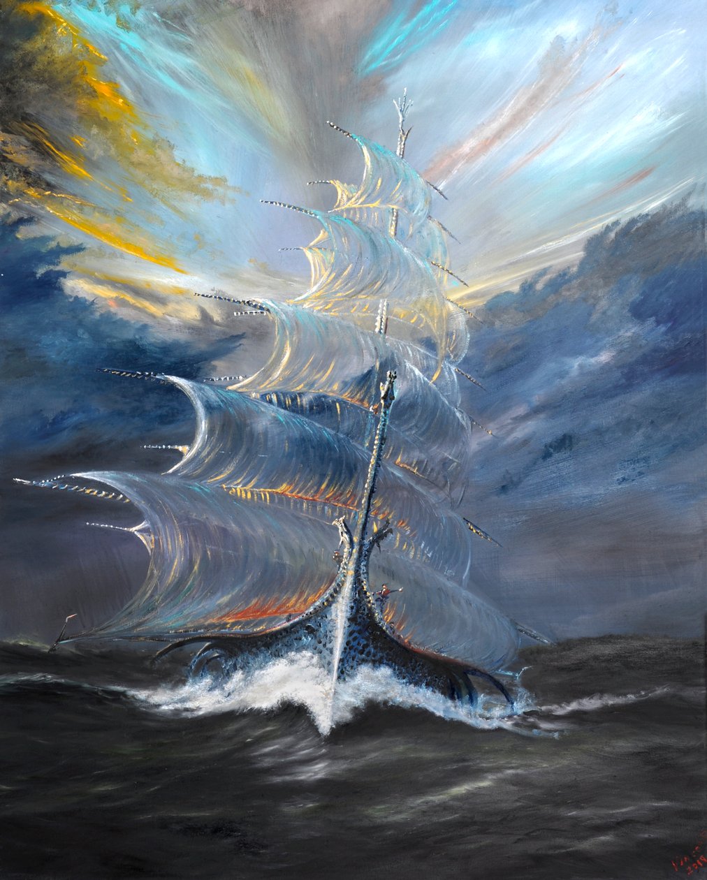 Storm Creators Beaufort Sea, 2019, af Vincent Alexander Booth