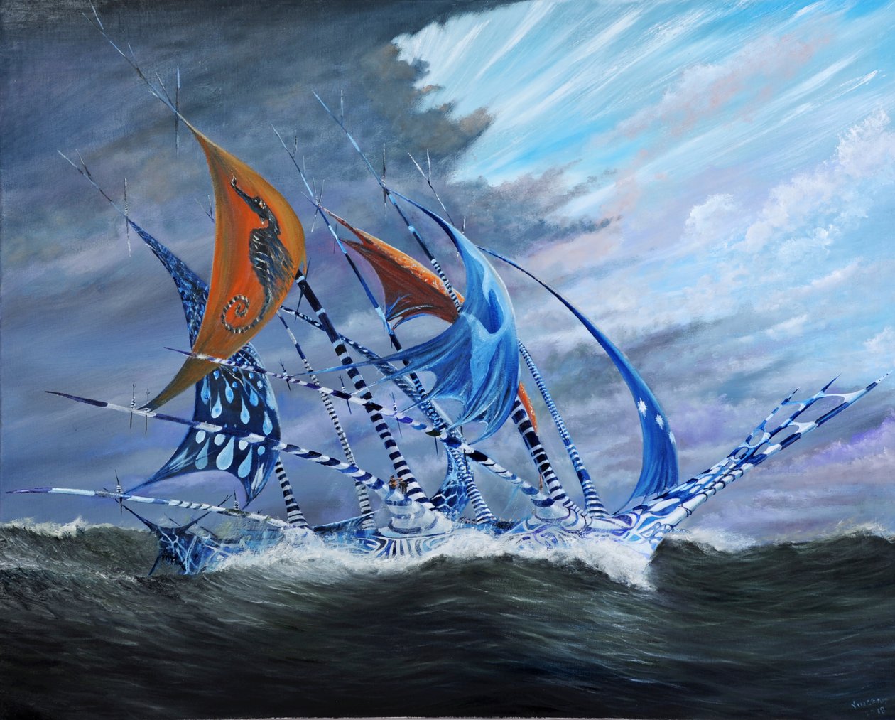 Storm-skaberne Koro Sea, 2018, af Vincent Alexander Booth
