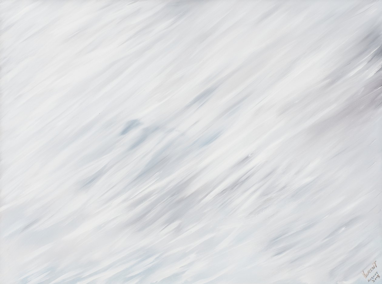 Titus Oates i Blizzard 17. marts 1912, 2005, (Olie on Canvas) af Vincent Alexander Booth