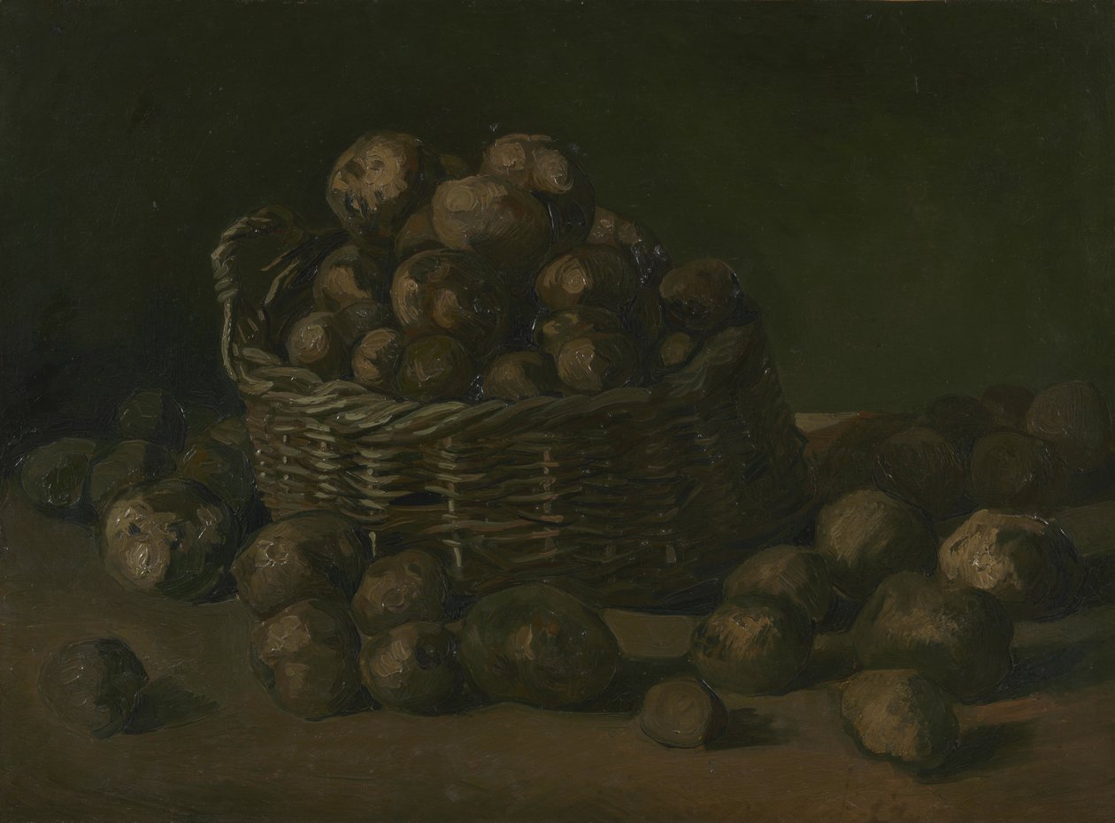 Kurv med kartofler af Vincent van Gogh