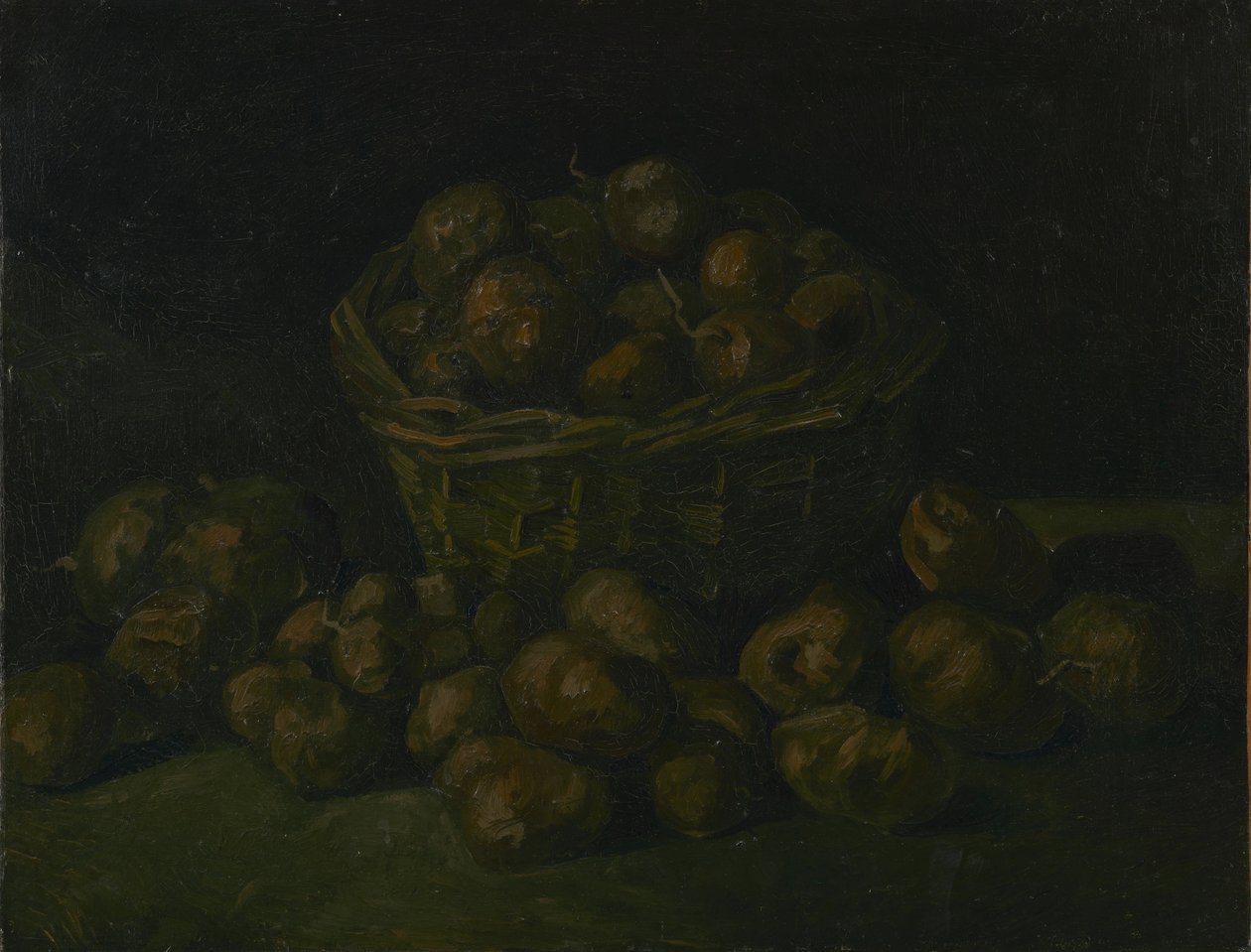 Kurv med kartofler af Vincent van Gogh