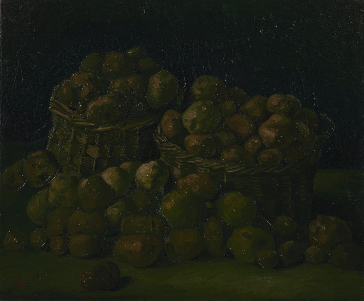 Kurve af kartofler af Vincent van Gogh