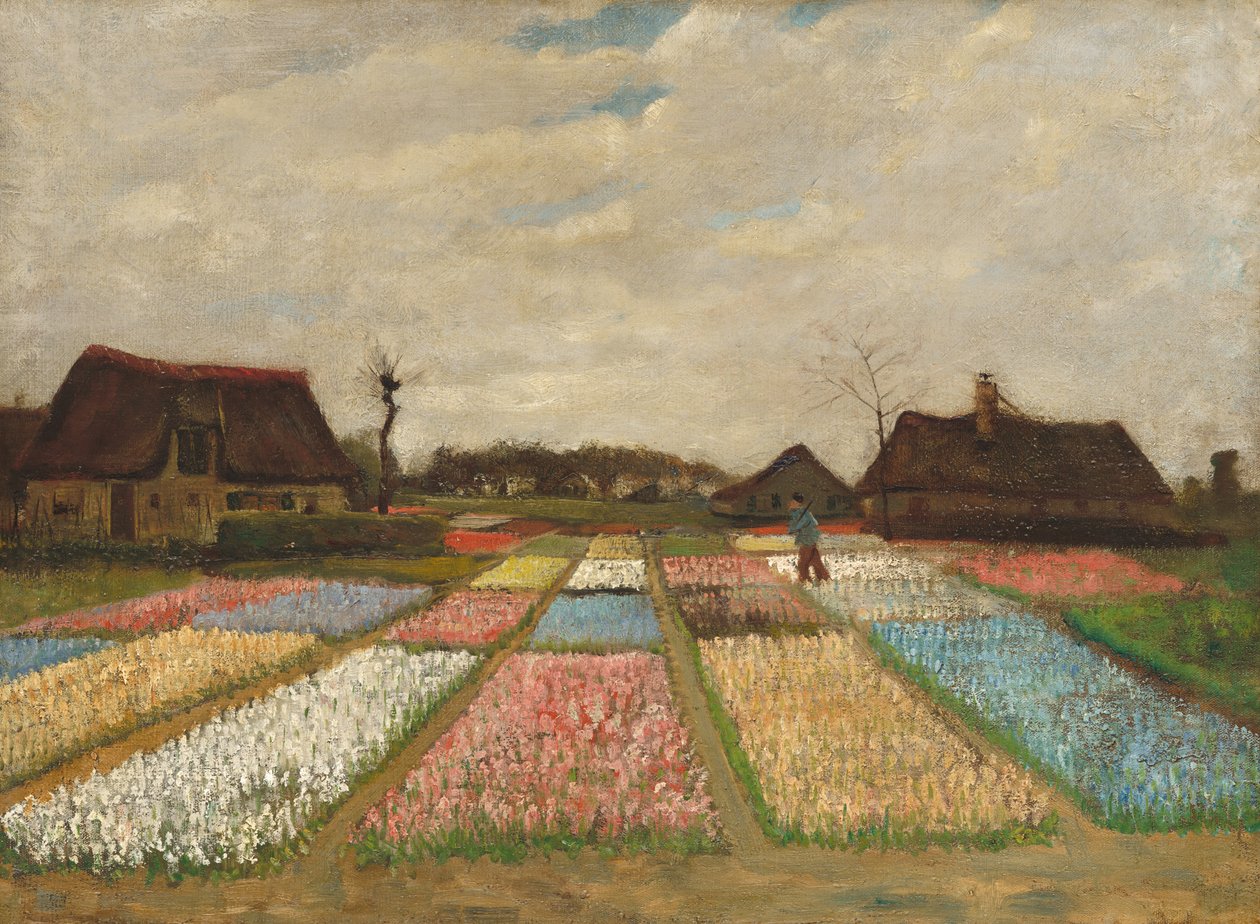 Blomsterbede i Holland / løgmarker af Vincent van Gogh