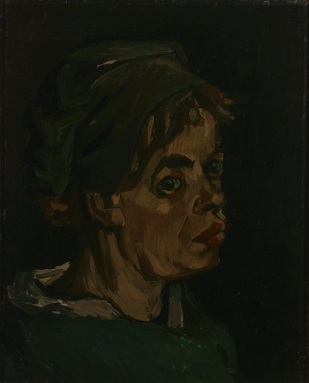 Hoved af en kvinde af Vincent van Gogh