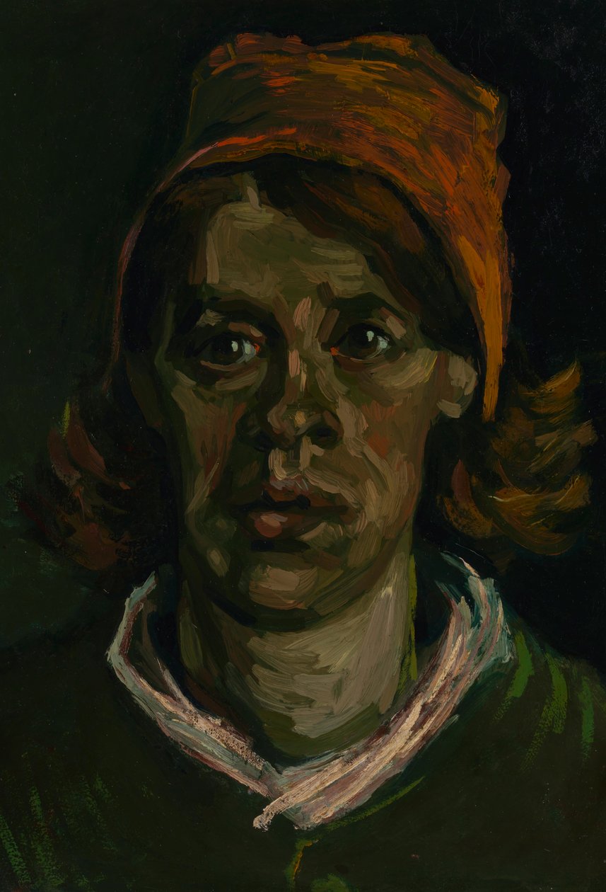 Hoved af en kvinde af Vincent van Gogh