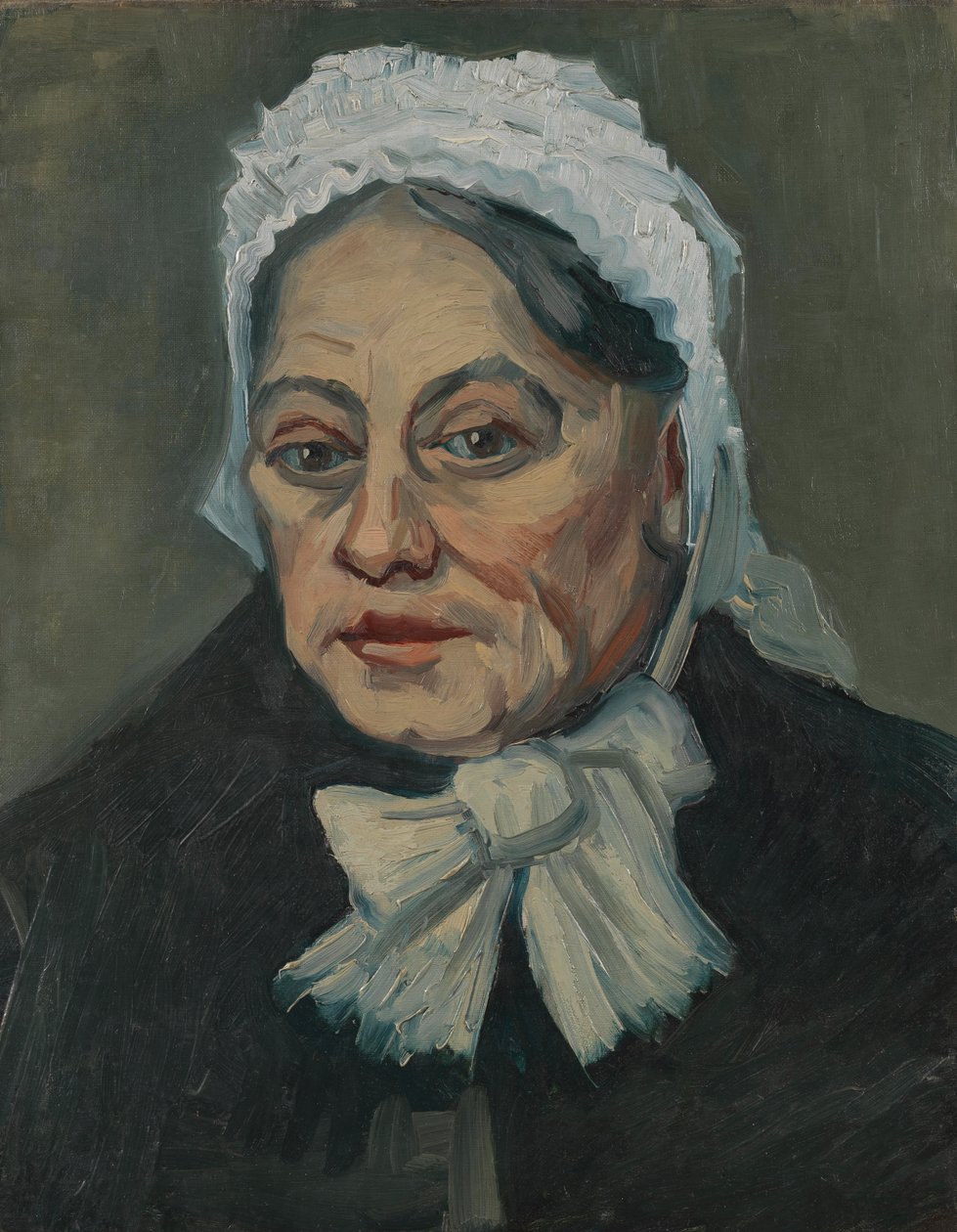 Portræt af en gammel kvinde af Vincent van Gogh