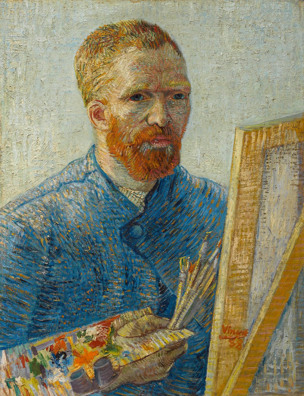 Selvportræt som maler af Vincent van Gogh